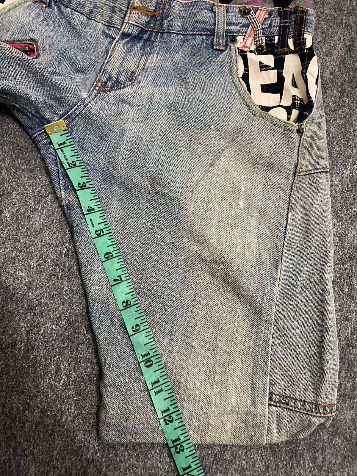 Japanese Brand Double waist Japanese denim shorts Size US 30 / EU 46 - 13 Thumbnail