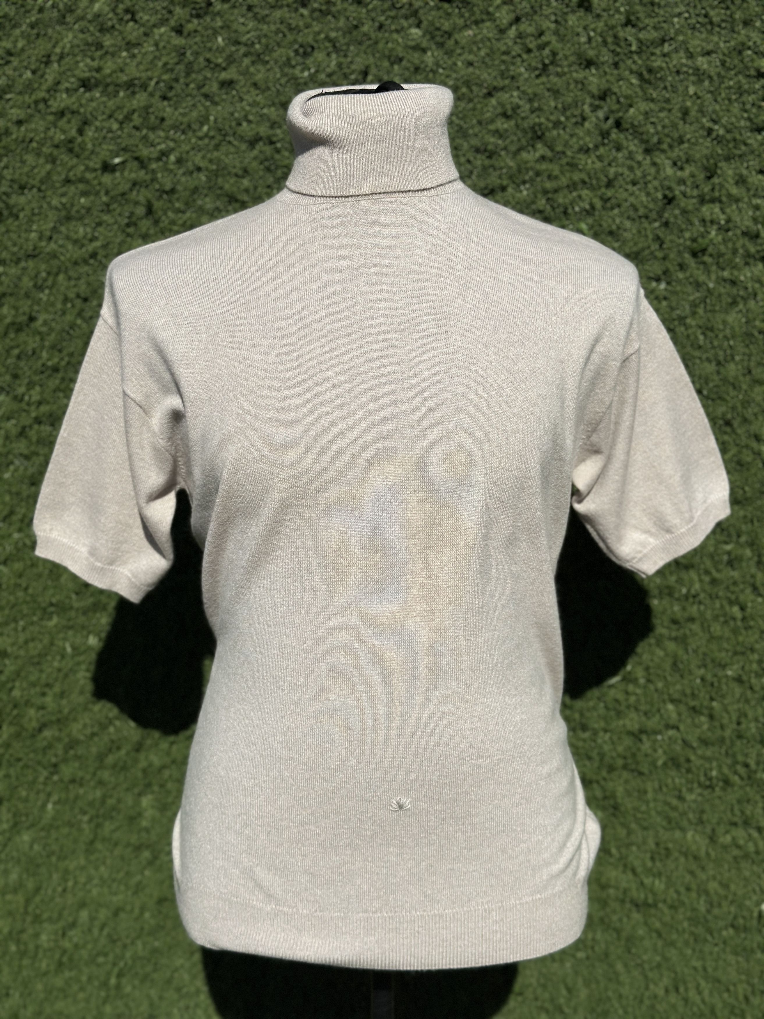 Brunello Cucinelli Brunello Cucinelli Cashmere Turtleneck Short Sleeve Knit L Size L / US 10 / IT 46 - 1 Thumbnail
