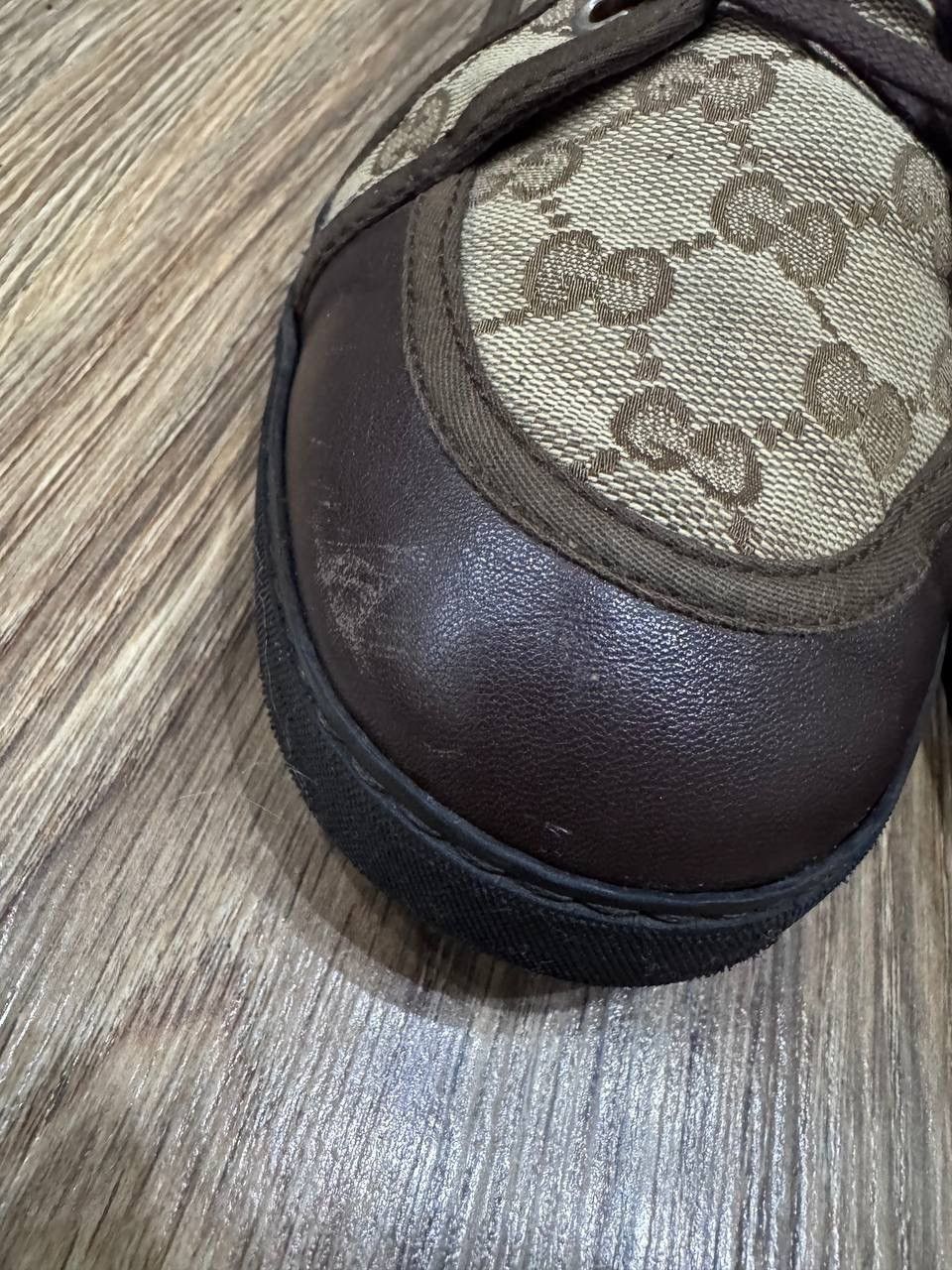 Gucci Gucci California Striped High Top Mens Sneakers Size Size US 10.5 / EU 43-44 - 7 Thumbnail