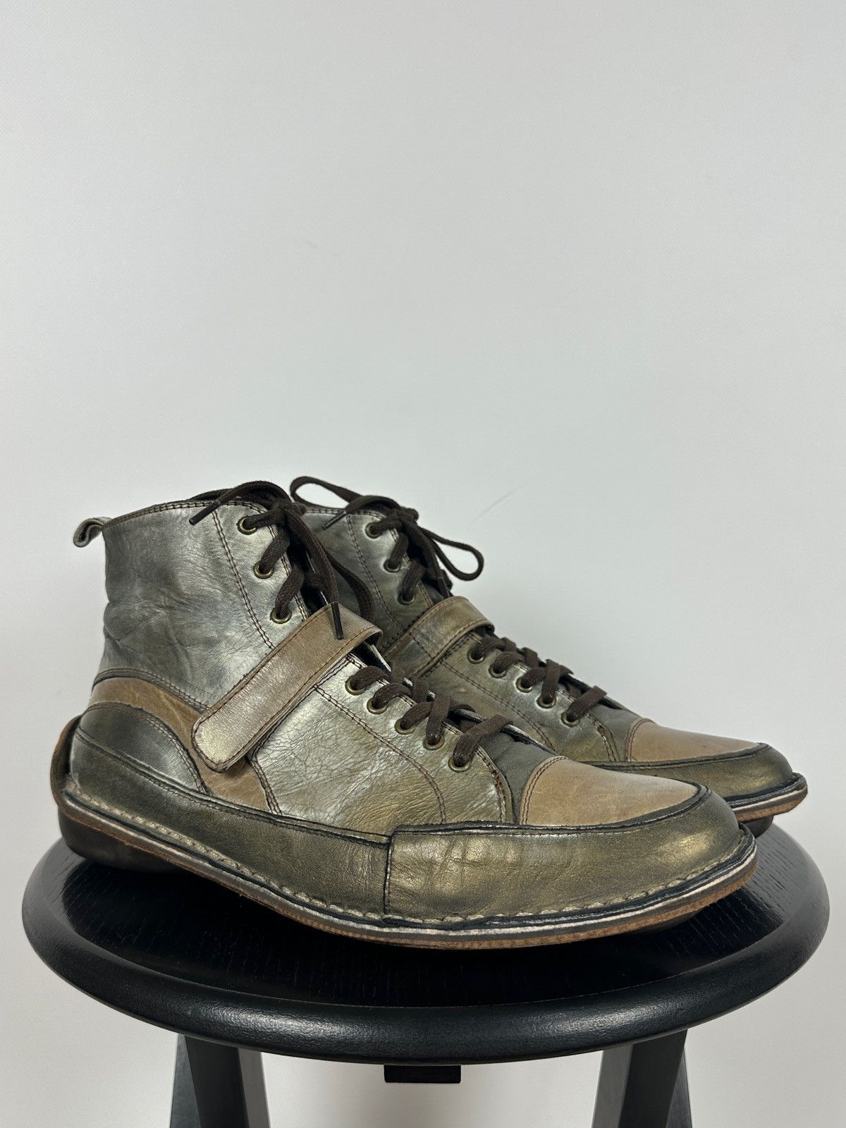 Marithe + Francois Girbaud 00s Vintage Marithé + François Girbaud High Top Sneakers Size US 8 / EU 41 - 12 Thumbnail