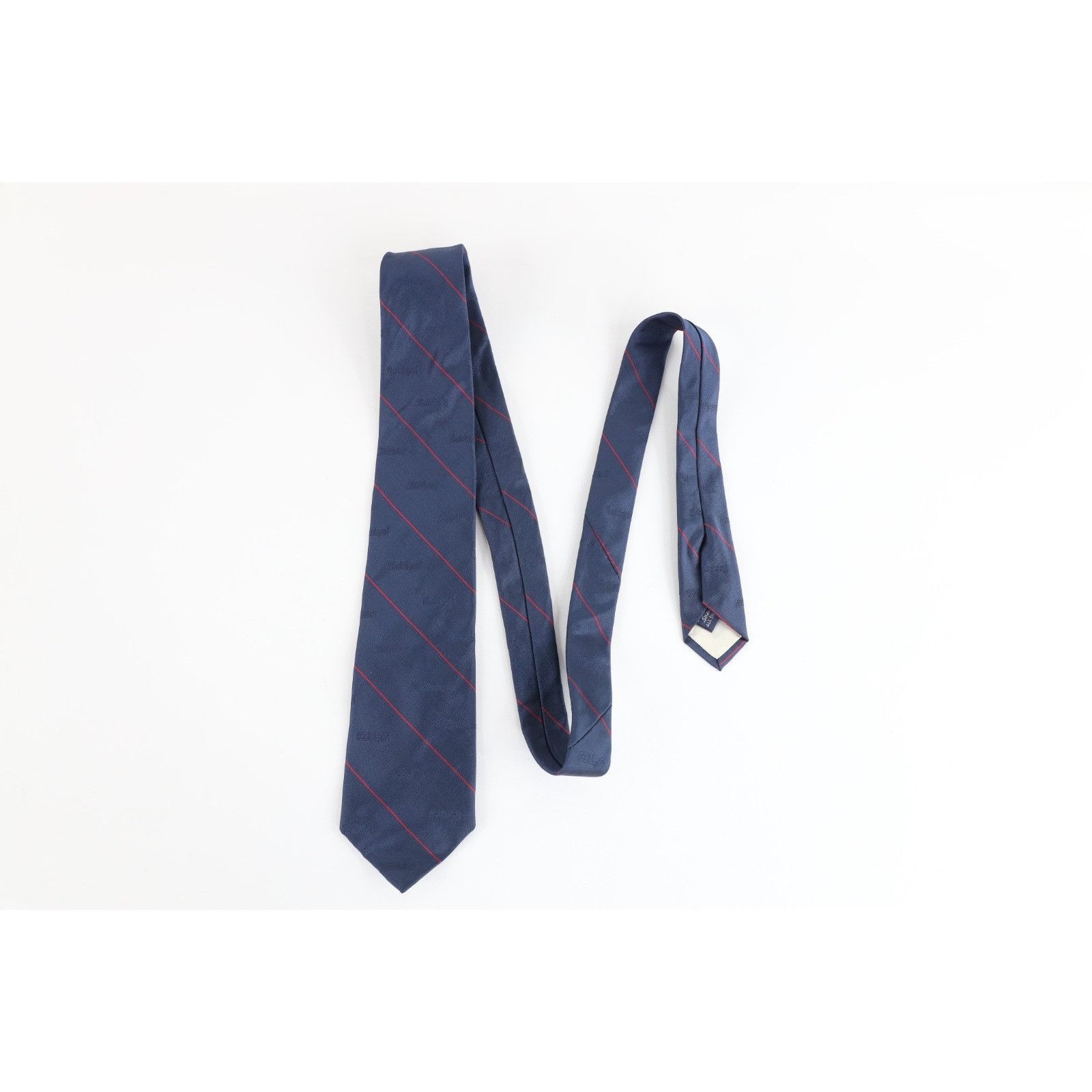 Vintage Vintage 90s Pro Tour FootJoy Titleist Striped Silk Neck Tie Size ONE SIZE - 3 Thumbnail