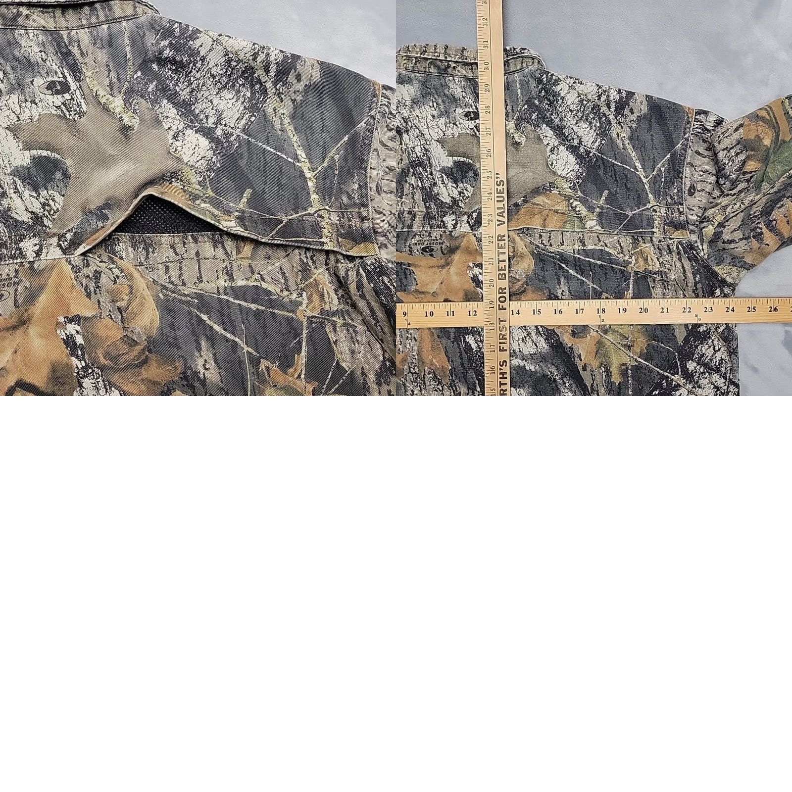 Vintage VINTAGE Fieldstaff Camouflage Shirt Mens L Brown Twill Flannel Mossy Oak Breakup Hunt Shirt Button-Up Long Sleeve Casual Mens Size US L / EU 52-54 / 3 - 8 Thumbnail