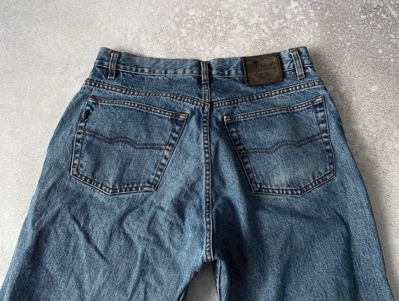 Peak Performance × Vintage Vintage Peak Performance Washed Blue Denim Baggy Pants Y2K Size US 34 / EU 50 - 4 Thumbnail
