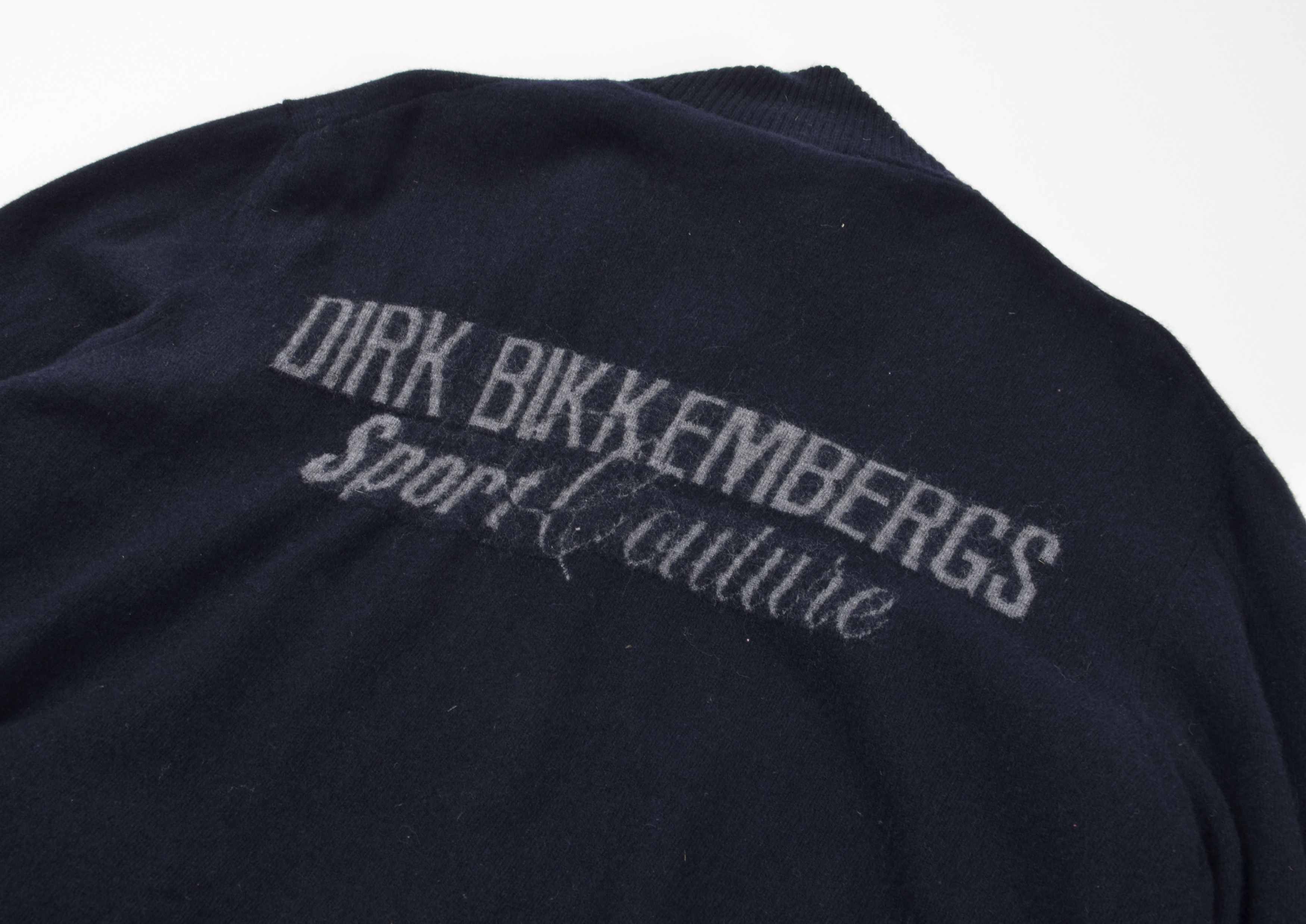 Dirk Bikkembergs Dirk Bikkembergs Sport Couture Wool Knit Full Zip Sweater Size US L / EU 52-54 / 3 - 5 Thumbnail