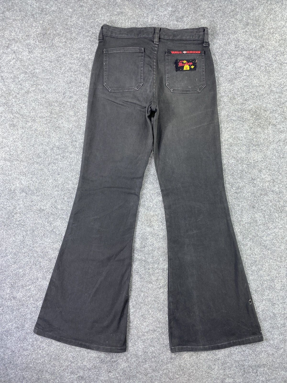 If Six Was Nine × Japanese Brand × Vintage Yankee Blueborn Bootcut Black Denim - J1129 Size US 28 / EU 44 - 4 Thumbnail