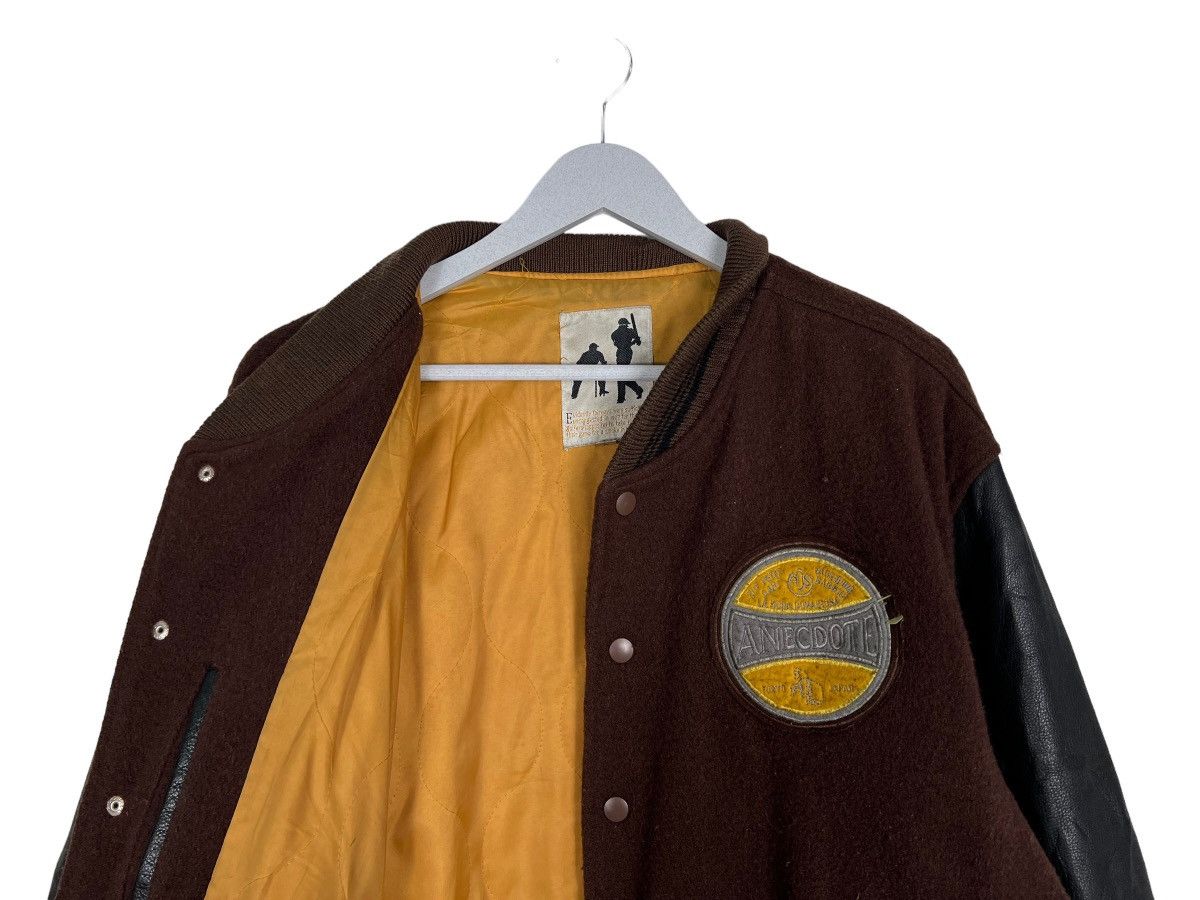 Japanese Brand 🔥 VINTAGE ANECDOTE VARSITY BOMBER JACKET Size US L / EU 52-54 / 3 - 10 Thumbnail