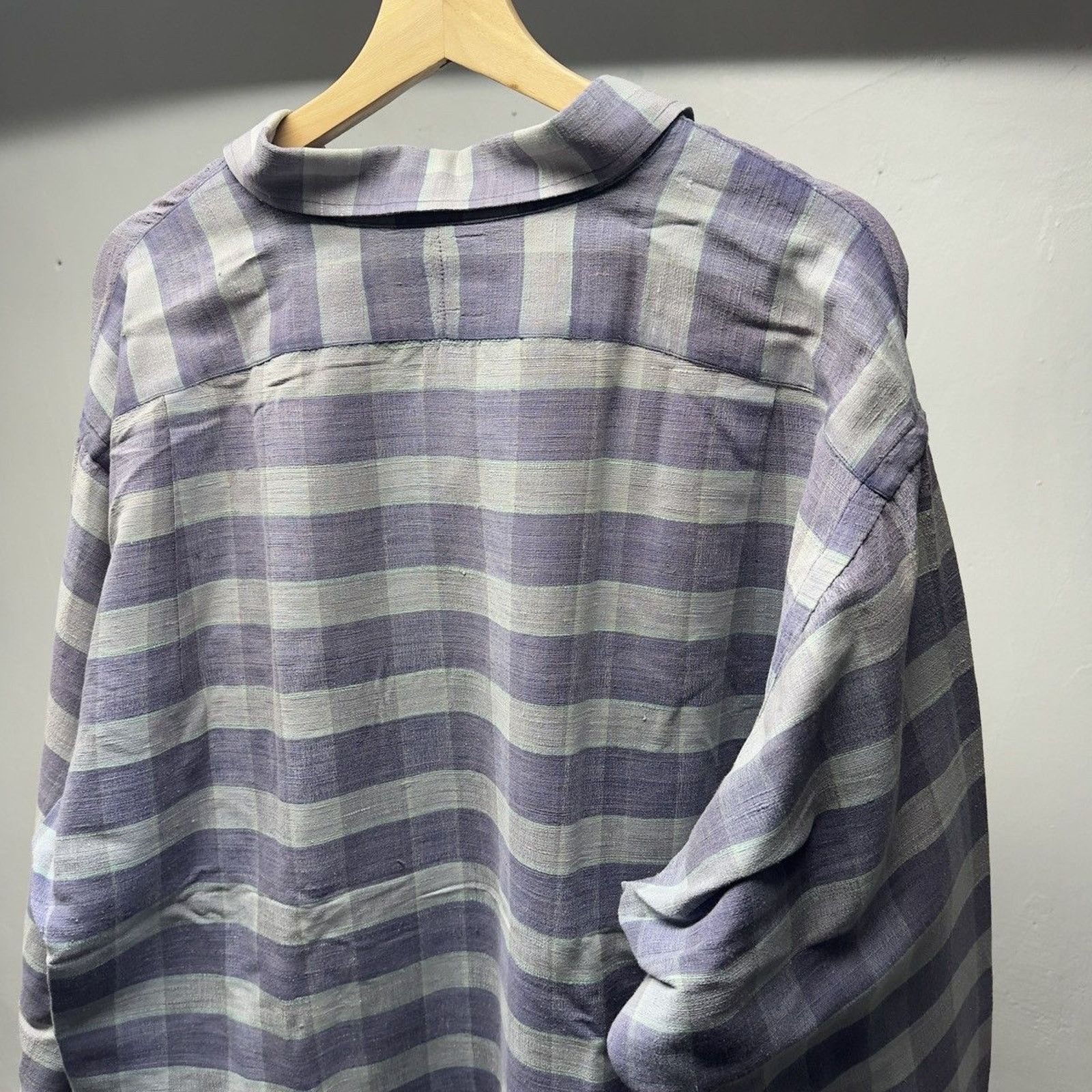 Vintage Polo Ralph Lauren Plaid Striped Lowell Shirt ERD Grunge Size US XL / EU 56 / 4 - 9 Thumbnail