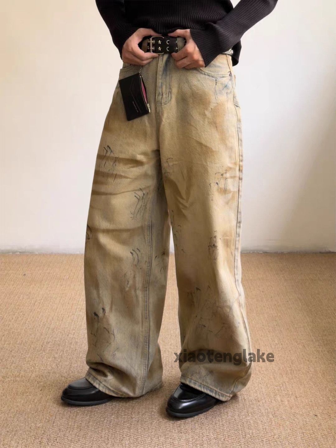 Jean ltx vintage washed faded punk grunge bootcut hiphop jeans Size US 30 / EU 46 - 8 Thumbnail