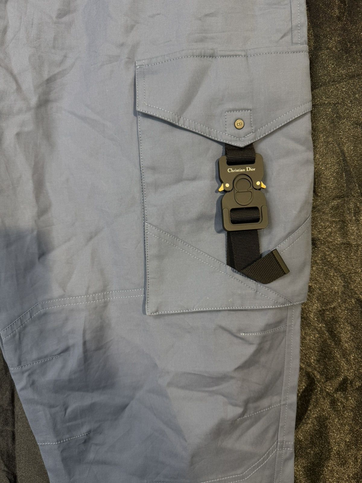 Dior dior buckle pants light blue Size US 38 / EU 54 - 3 Thumbnail