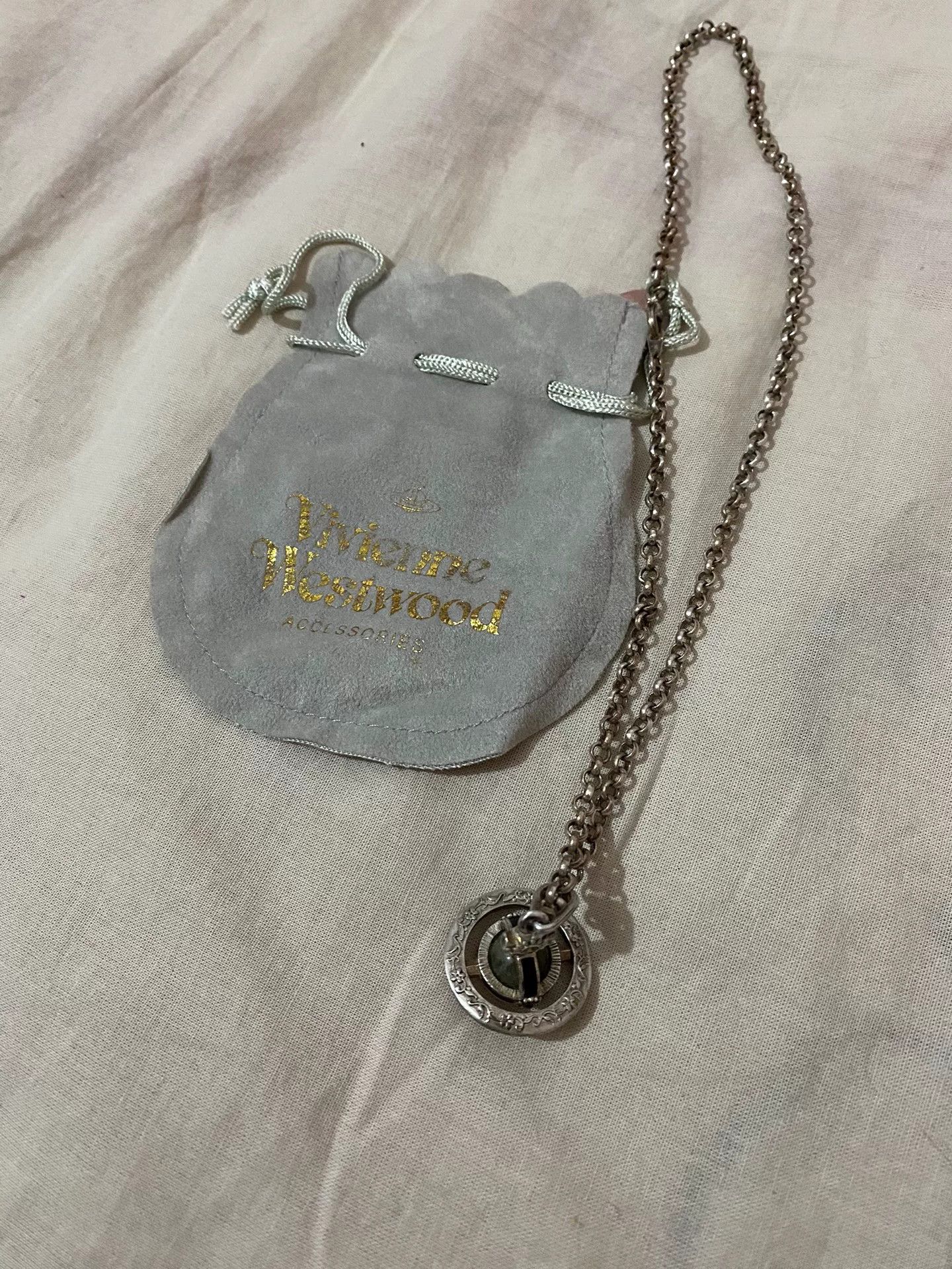 Vivienne Westwood vivienne westwood orb necklace with embossed detail Size ONE SIZE - 1 Thumbnail
