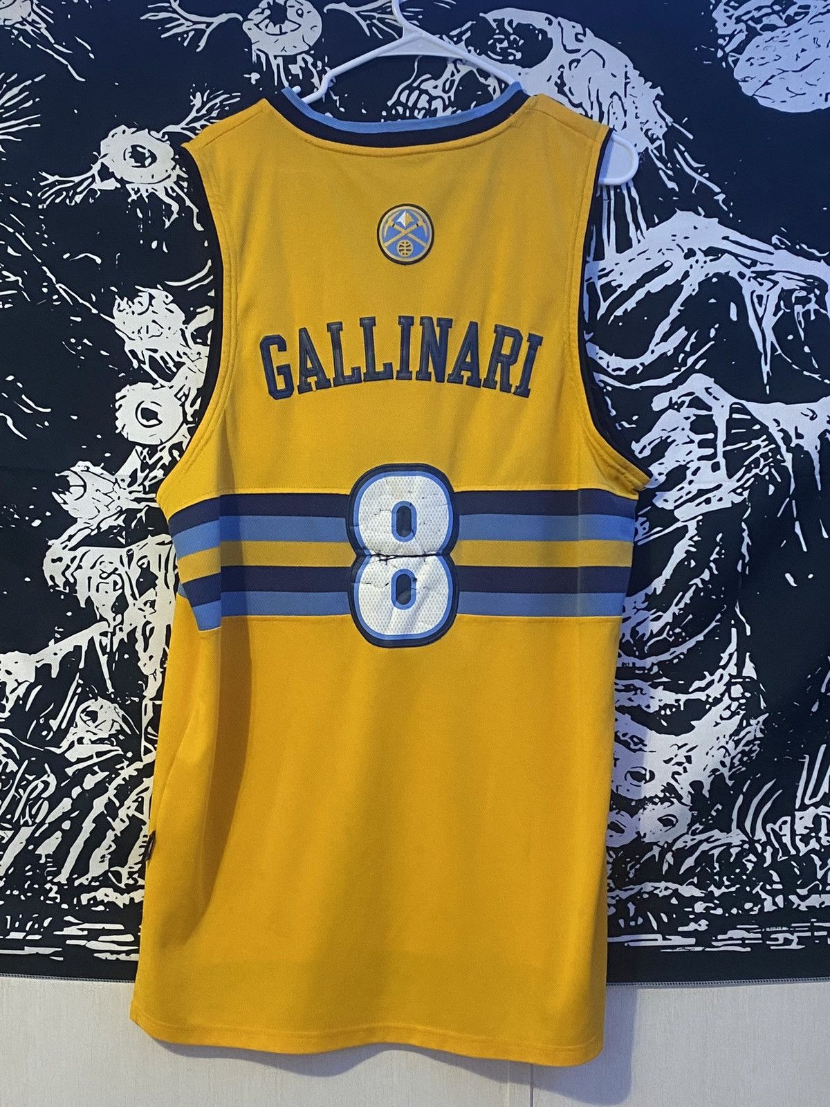 Adidas NBA Denver Nuggets Danilo Gallinari 2012-2013 jersey Mens XL Size US XL / EU 56 / 4 - 2 Thumbnail
