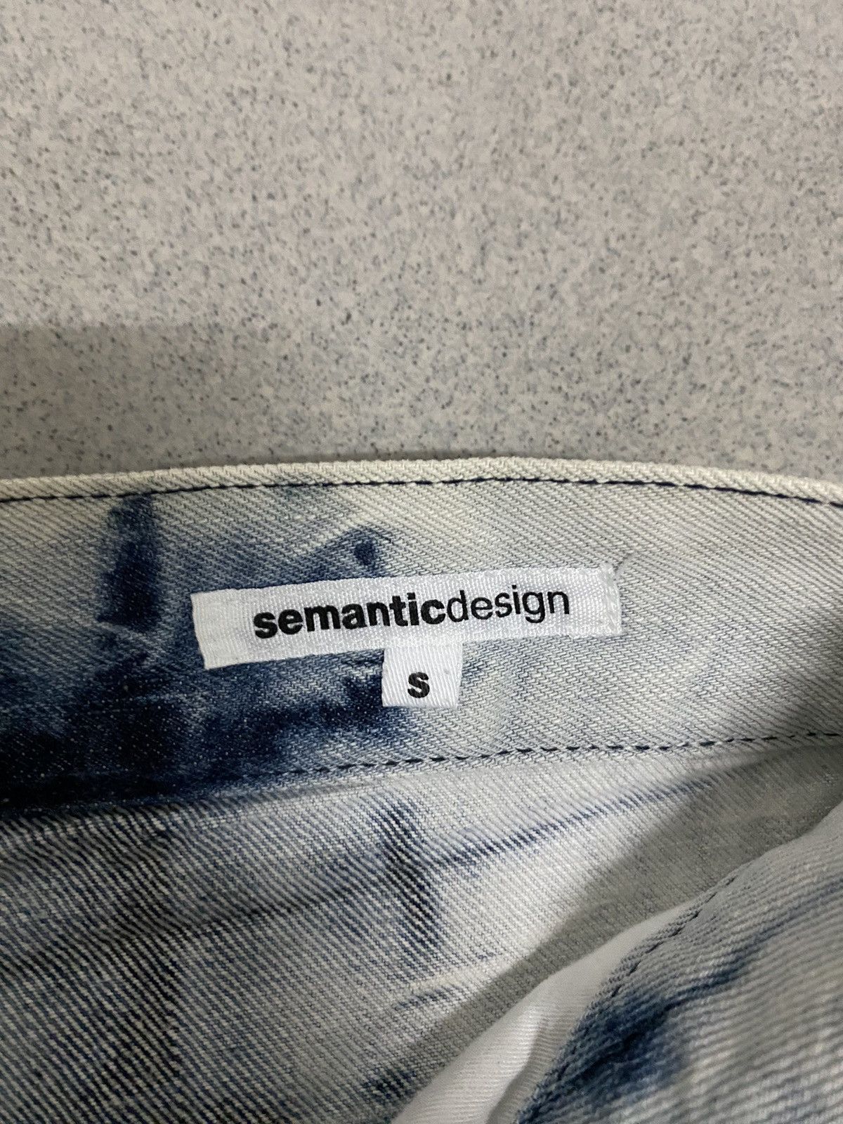 Japanese Brand Vintage Semantic Design Tie Dye Denim Jeans Size US 30 / EU 46 - 6 Thumbnail