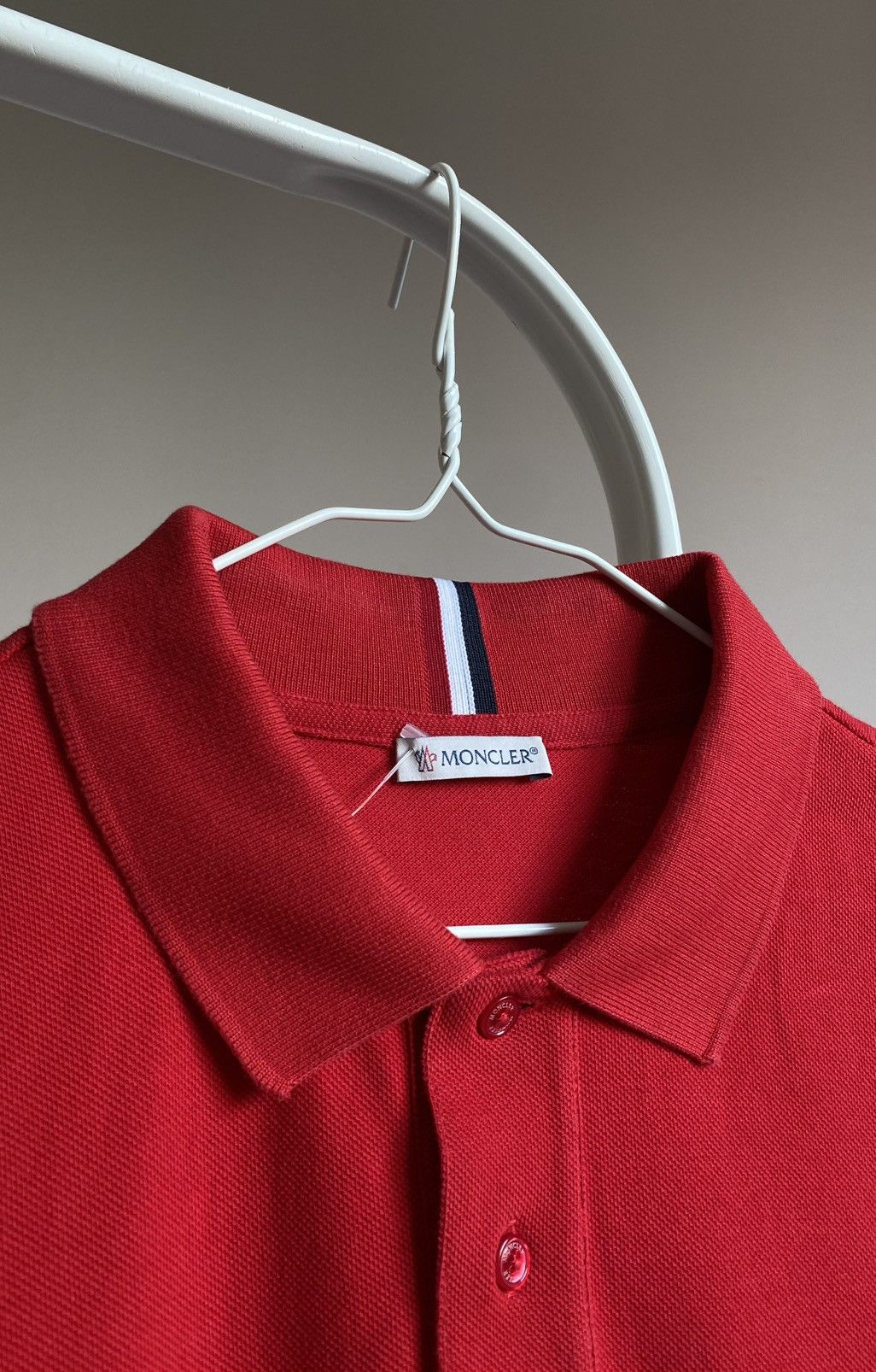 Moncler Moncler Maglia Polo Manica Corta Shirt Size US XL / EU 56 / 4 - 2 Thumbnail