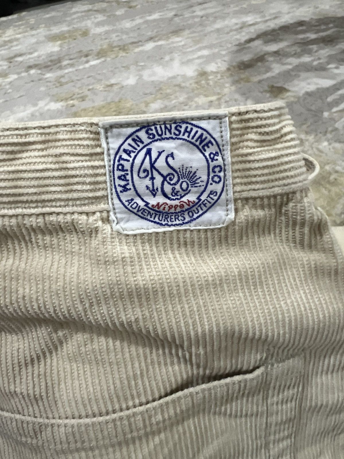 Kaptain Sunshine × Levi's Vintage Clothing × Vintage Kaptain Sunshine 🇯🇵 Adventurers Outfit Corduroy Ecru 🎈Pants Size US 29 - 6 Thumbnail