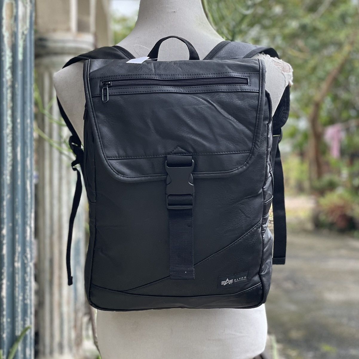 Alpha Industries Alpha Industries Black Backpack Size ONE SIZE - 2 Thumbnail