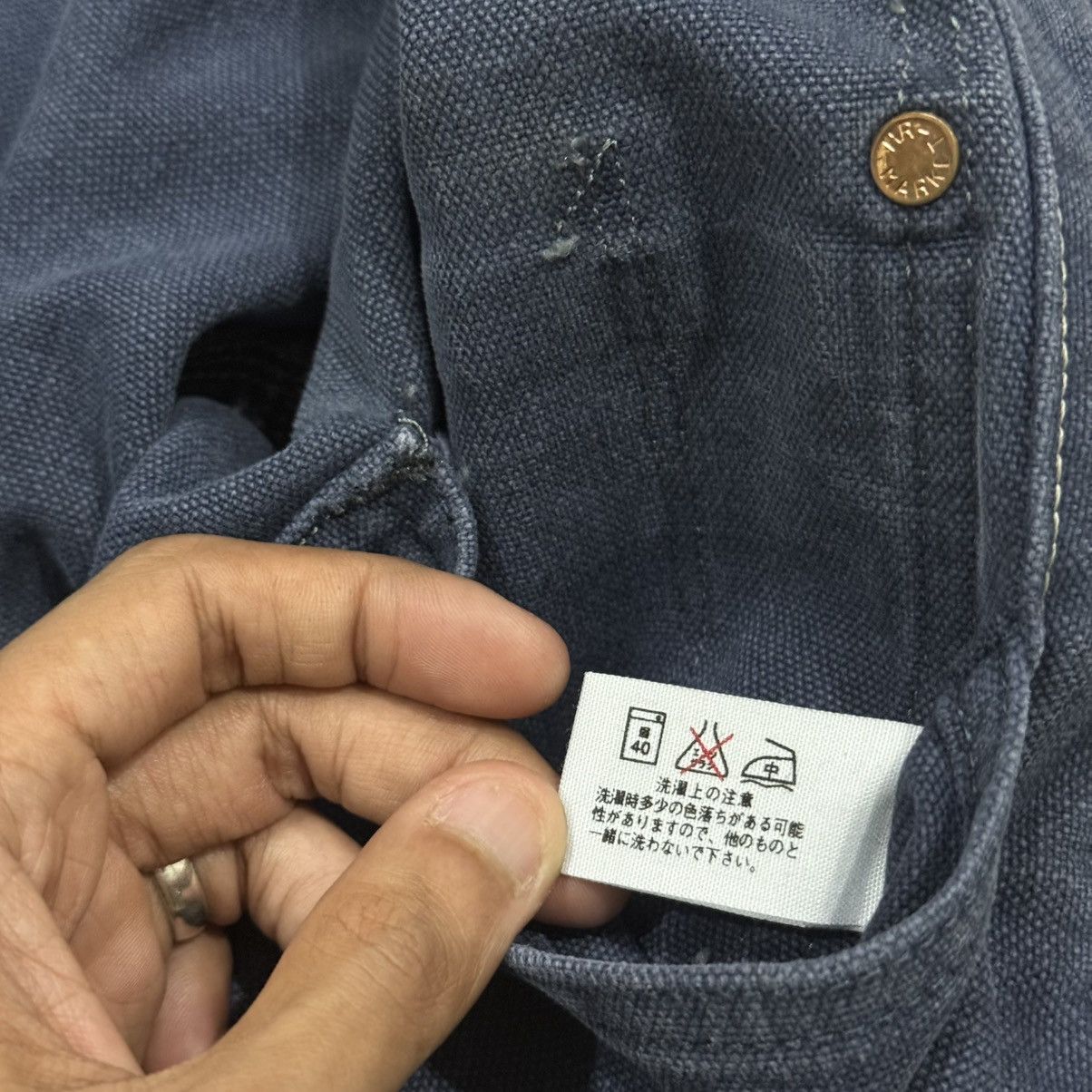 Blue Blue Japan Vintage Blue Blue Duck Canvas Workers Chore Jacket Size US M / EU 48-50 / 2 - 20 Thumbnail