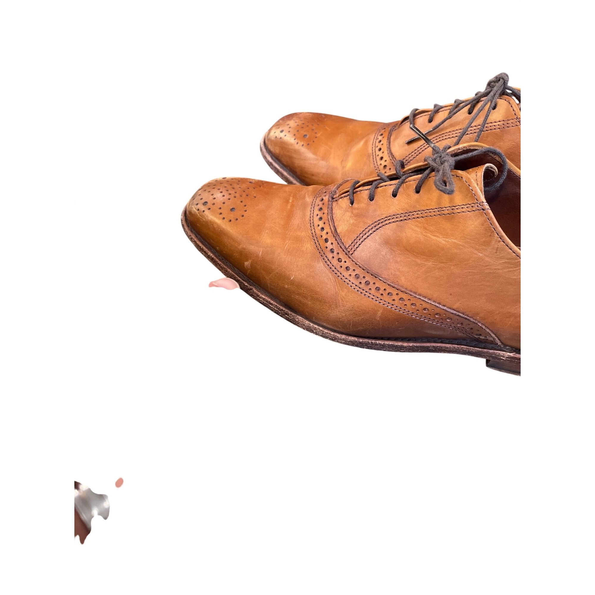 Allen Edmonds Allen Edmonds Augusta mens USA VTg brown leather oxford dre Size US 8.5 / EU 41-42 - 18 Thumbnail