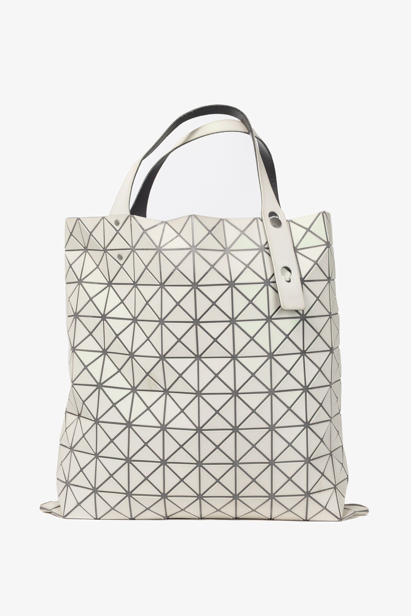 Issey Miyake Bao Bao Bao Bao Issey Miyake White Iridescent Geometric Tote Size ONE SIZE - 4 Thumbnail