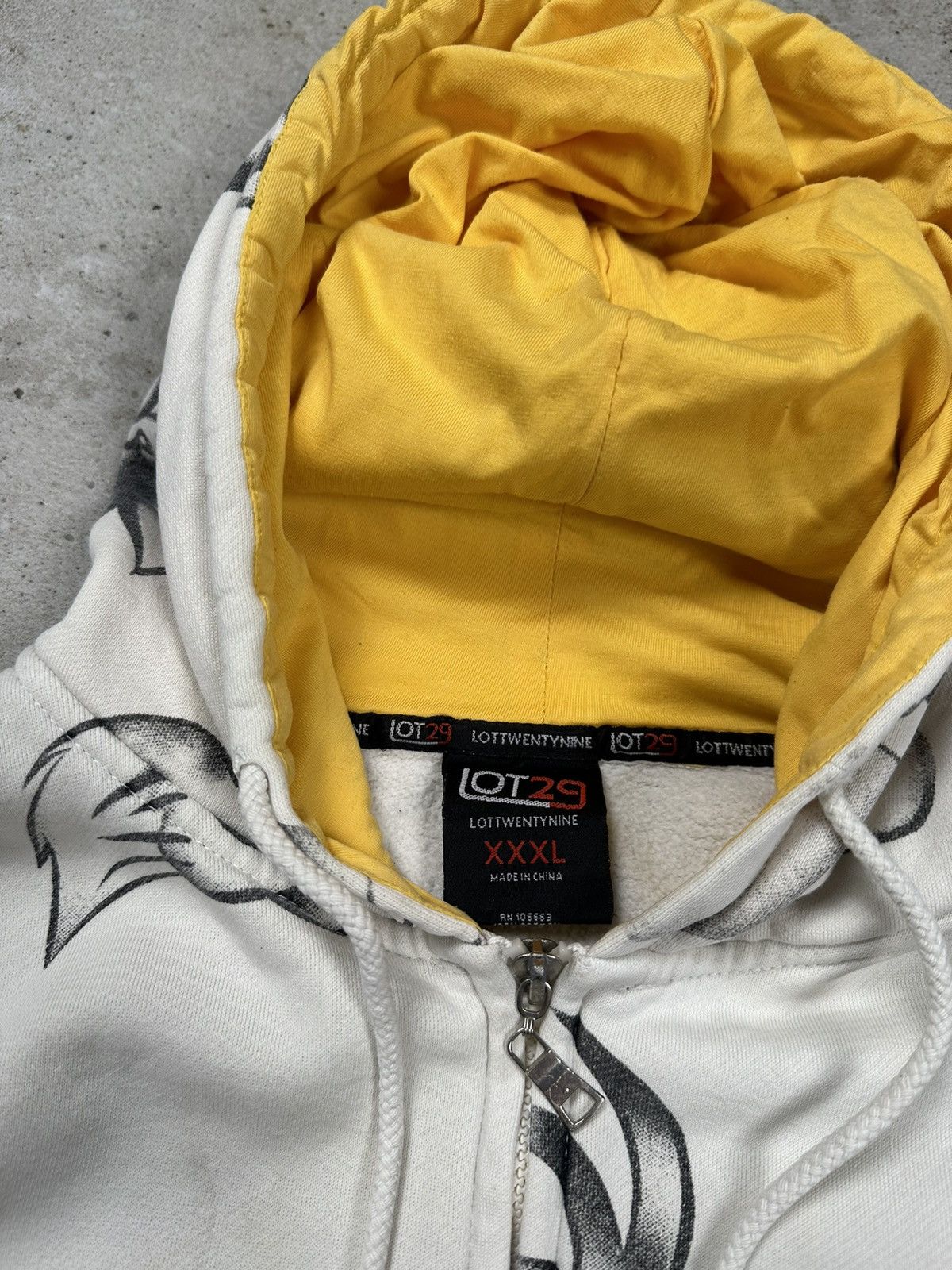 Vintage × Warner Bros Vintage y2k Lot 29 Looney Tunes All Over Print Boxy Hoodie Size US XXL / EU 58 / 5 - 6 Thumbnail