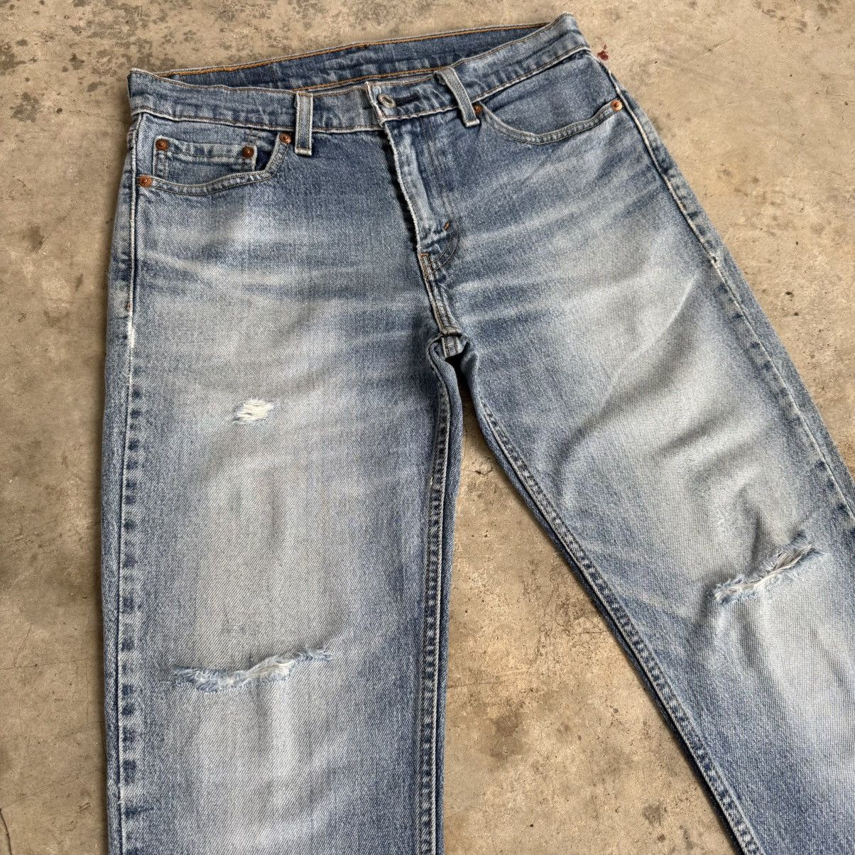 Levi's W30x30.5 Vintage Levi's 511 Faded Ripped Denim Jean Pants Size US 30 / EU 46 - 4 Thumbnail