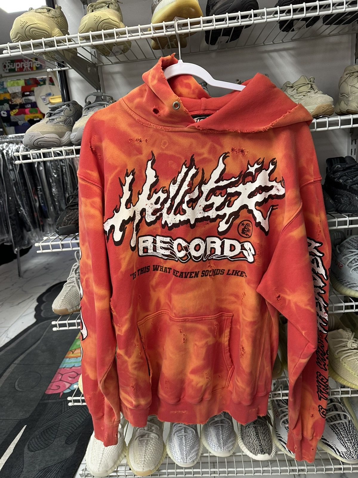HELLSTAR Hellstar lava wash hoodie | Grailed
