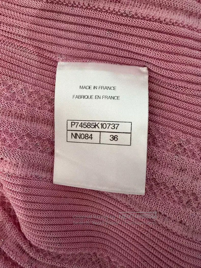 Chanel Chanel 23P shiny diamond button logo knitted long-sleeved Size XS / US 0-2 / IT 36-38 - 4 Thumbnail