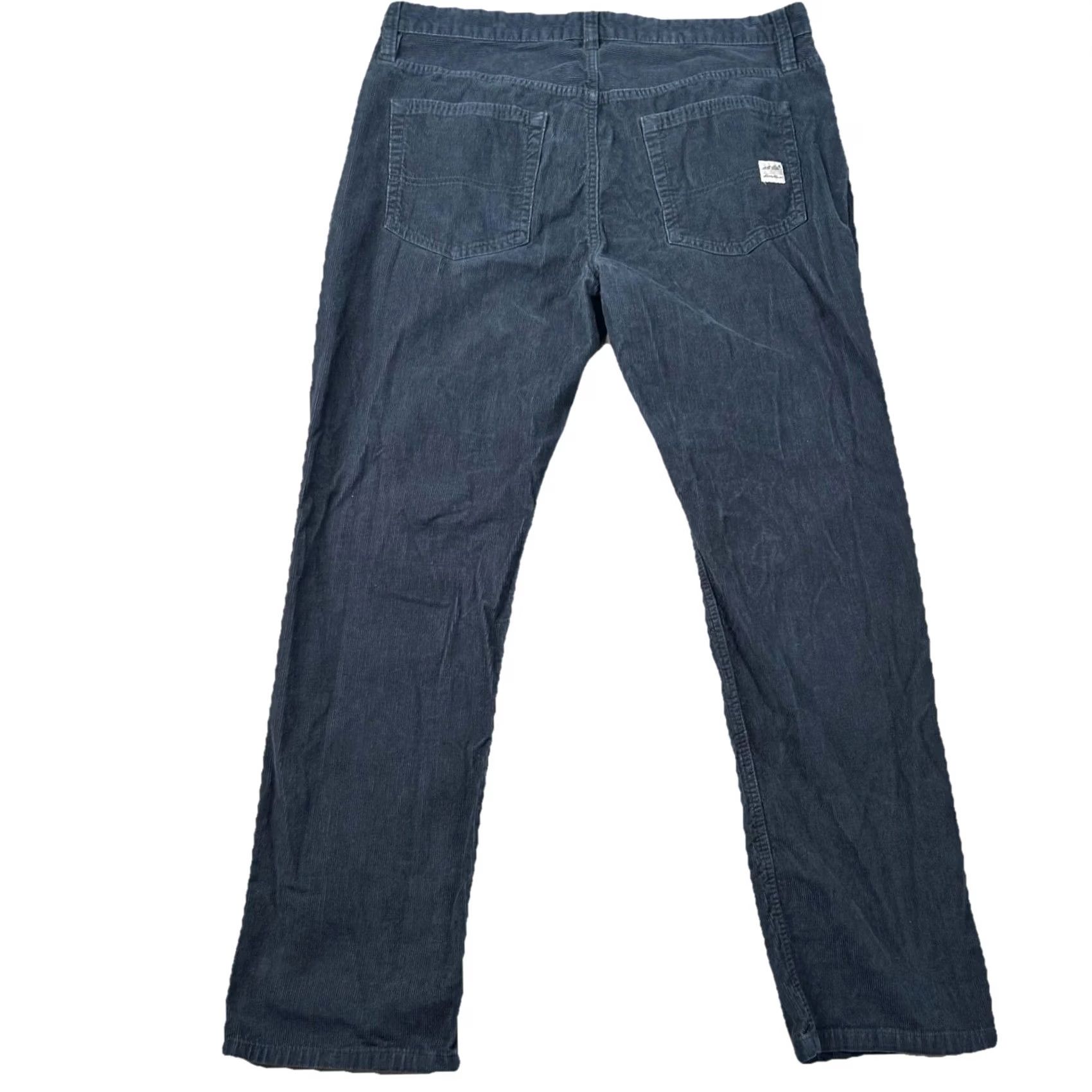 Eddie Bauer Eddie Bauer Pants Mens 38x32 Corduroy Classic Blue Straight 5-Pocket Button Zip Size US 38 / EU 54 - 2 Thumbnail