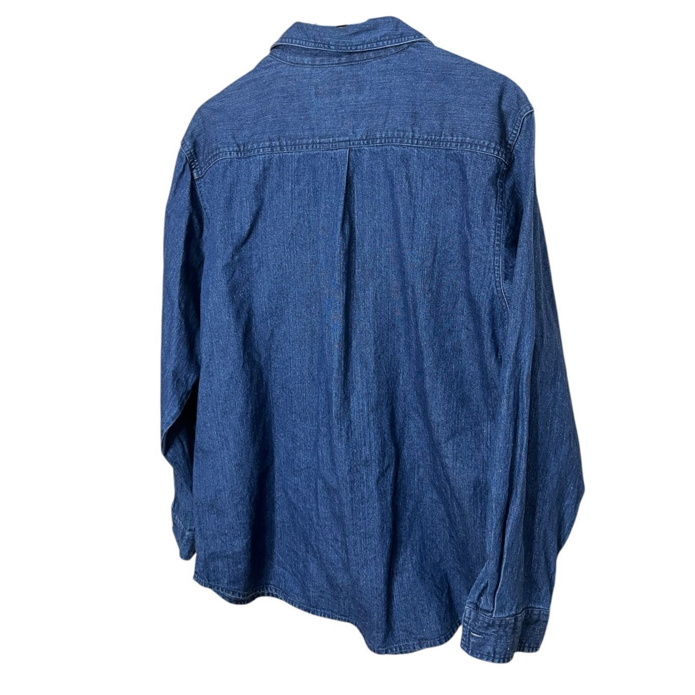 Other Vintage Westbound 90s Christmas Patchwork Embroidery Denim Shirt Large Size L / US 10 / IT 46 - 6 Thumbnail