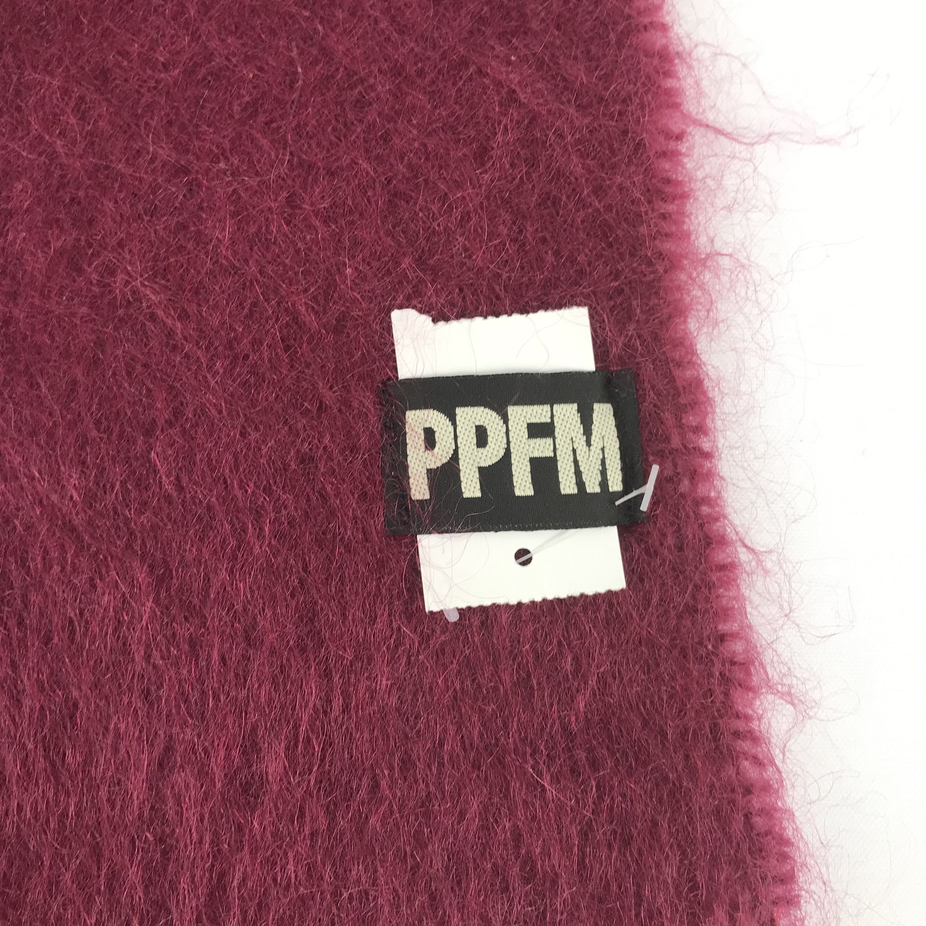 PPFM Vintage PPFM Wool Scarf Muffler Neckwear Winter Scarves Size ONE SIZE - 4 Thumbnail