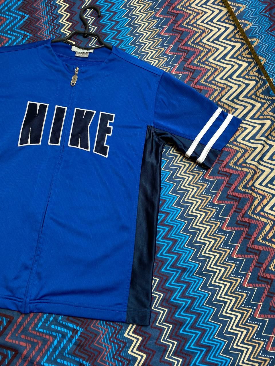 Nike Streetwear T-Shirt Nike full zip ap big logo Y2K Vintage Size L / US 10 / IT 46 - 7 Thumbnail