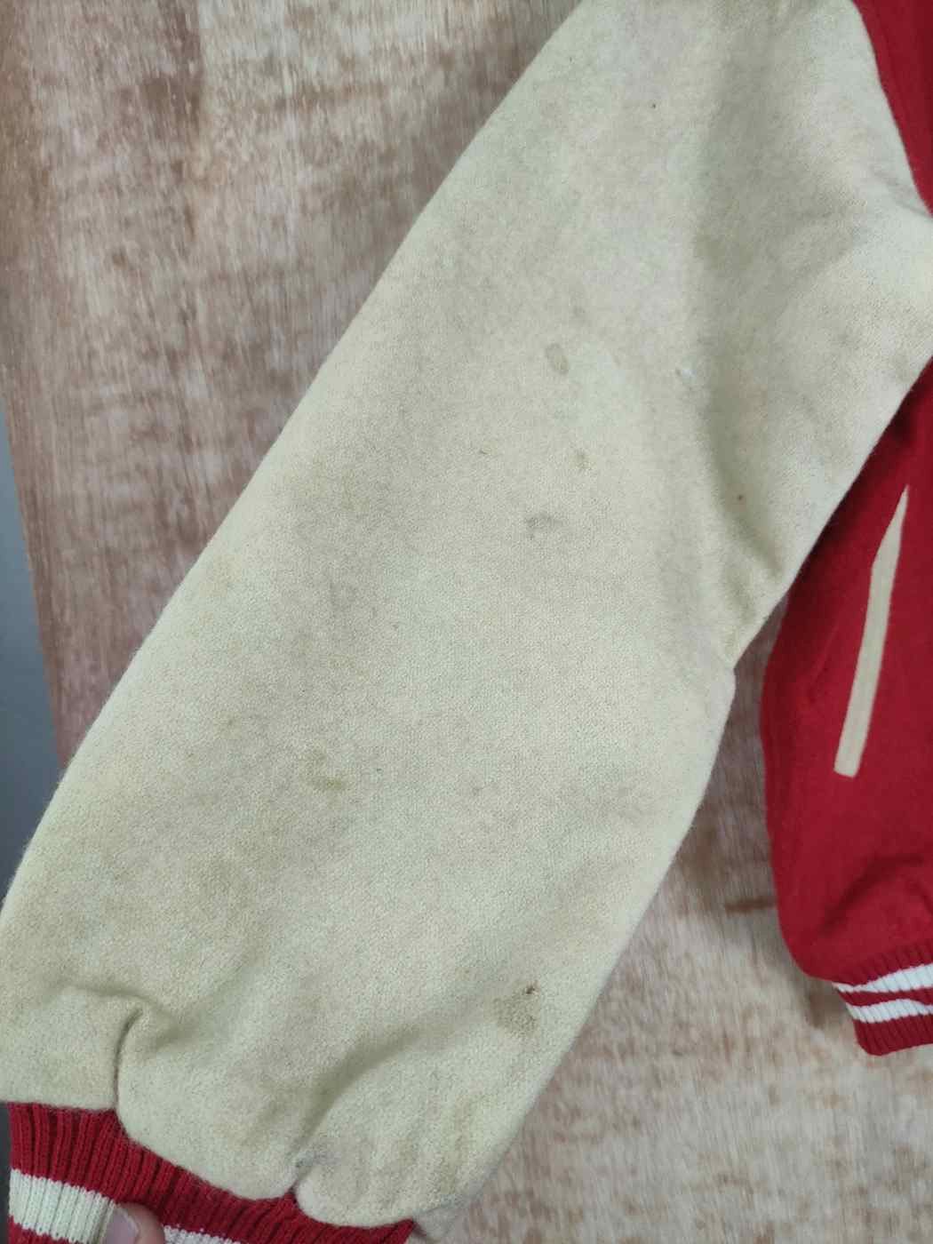 Vintage Die Casting red varsity jacket wool vintage #4213 DLAL Size US L / EU 52-54 / 3 - 10 Thumbnail