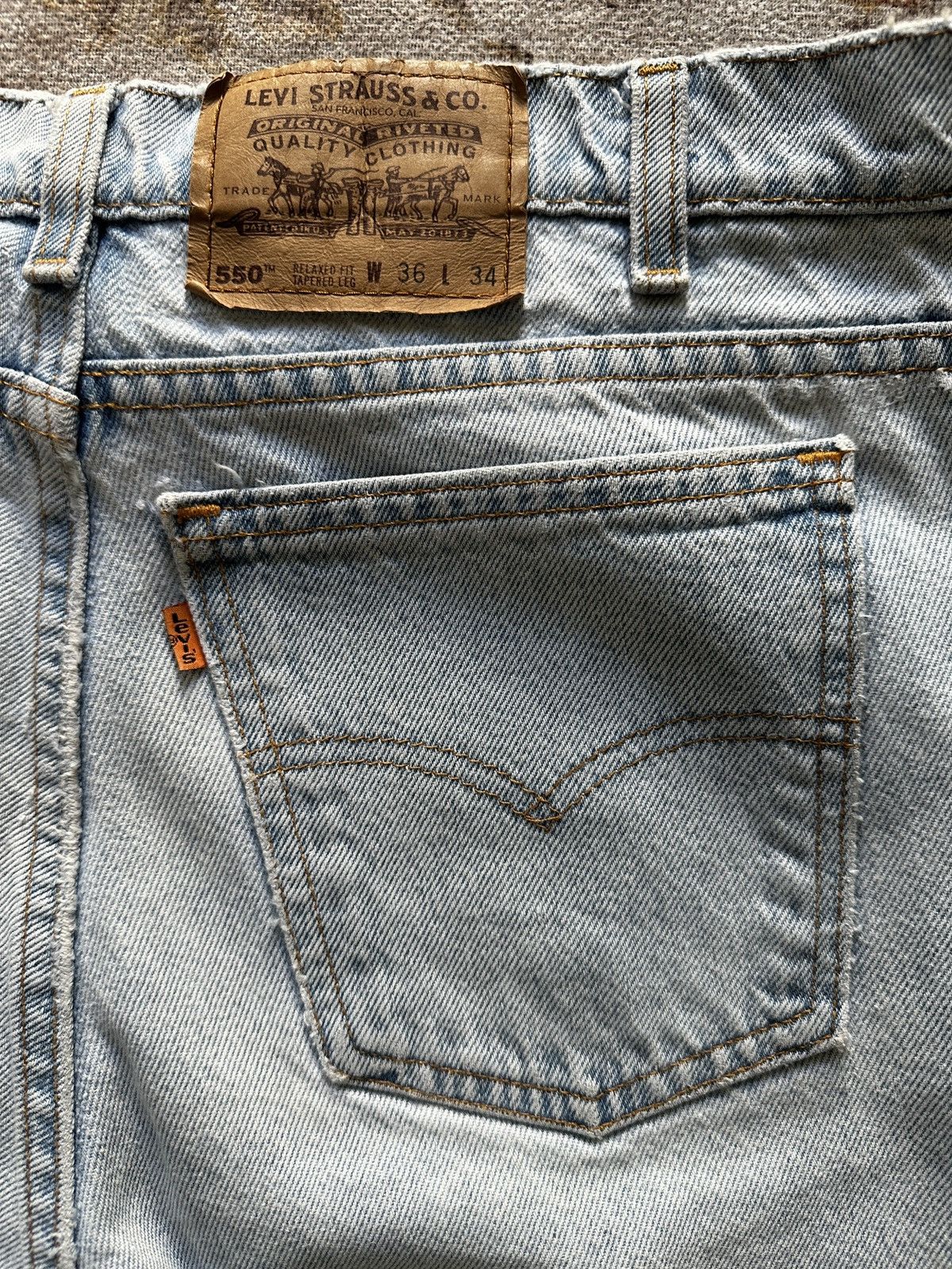 Levi's Vintage Clothing Vintage Levi’s 550 denim - Orange Tab Size US 36 / EU 52 - 6 Thumbnail