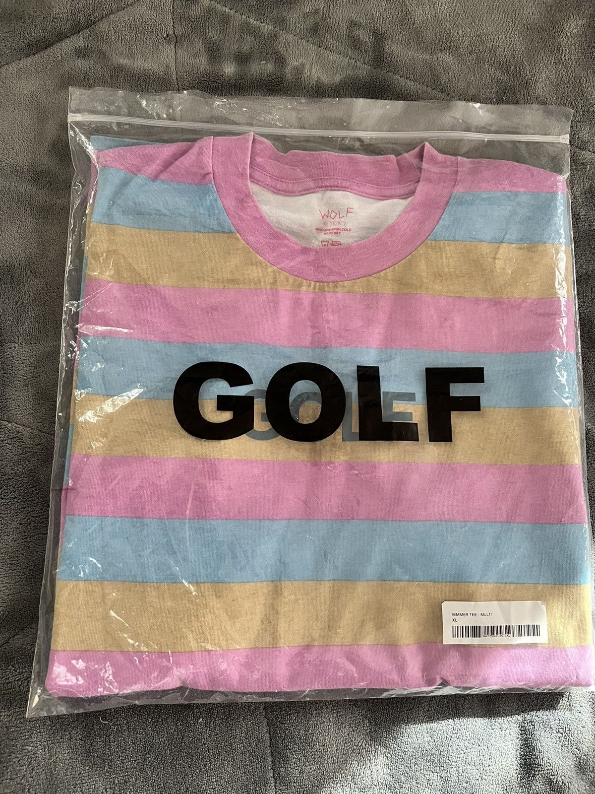 image of Fuck The Population x Golf Wang Bimmer Tee in Pink, Men's (Size XL)