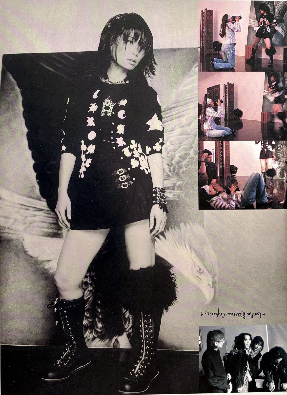 Chrome Hearts Chrome Hearts Hot girl photo Poster framed 9x11 Size ONE SIZE - 2 Thumbnail