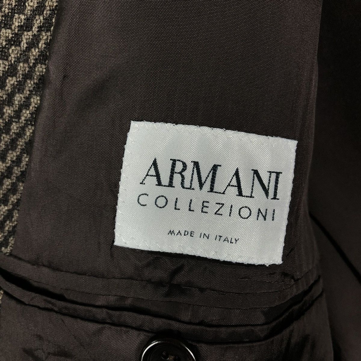 Armani Collezioni × Designer × Vintage 📌VINTAGE ARMANI COLLEZIONI MADE IN ITALY TARTAN DESIGN Size US M / EU 48-50 / 2 - 18 Thumbnail