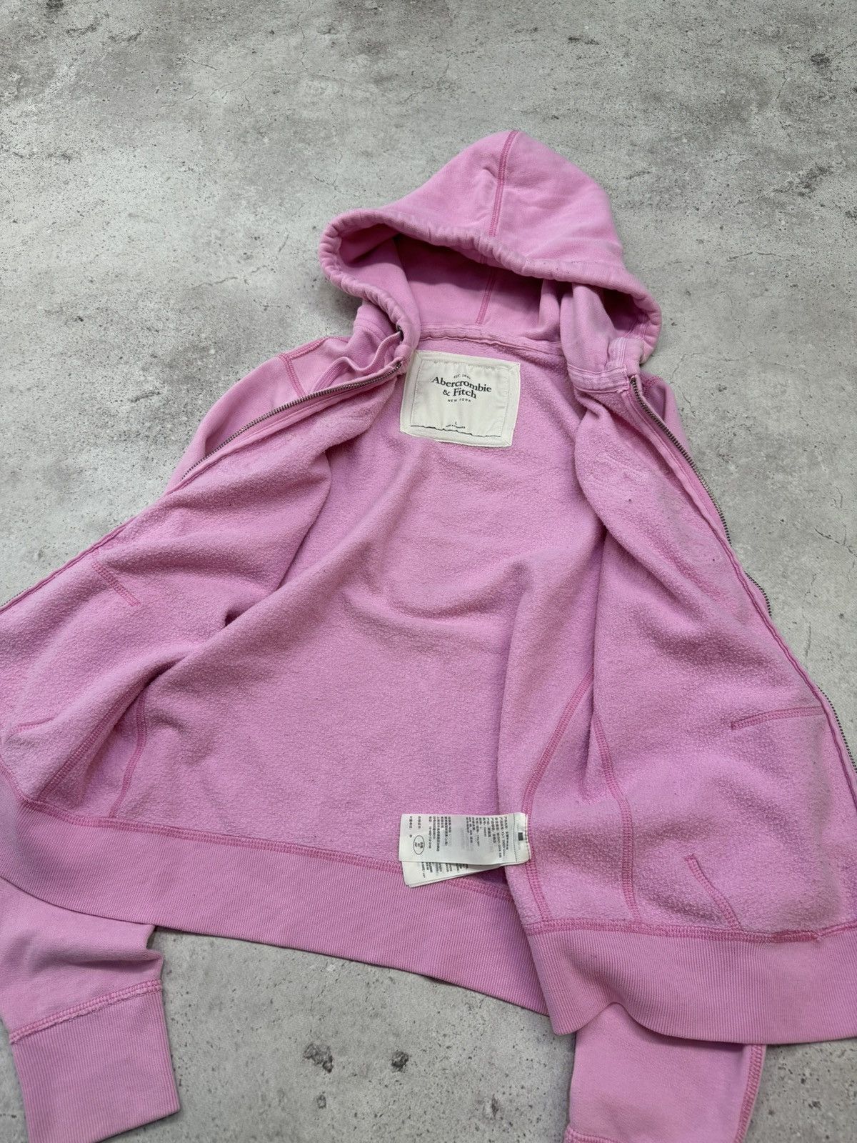 Abercrombie & Fitch Vintage Abercrombie & Fitch Vintage Zip Hoodie Size M / US 6-8 / IT 42-44 - 5 Thumbnail