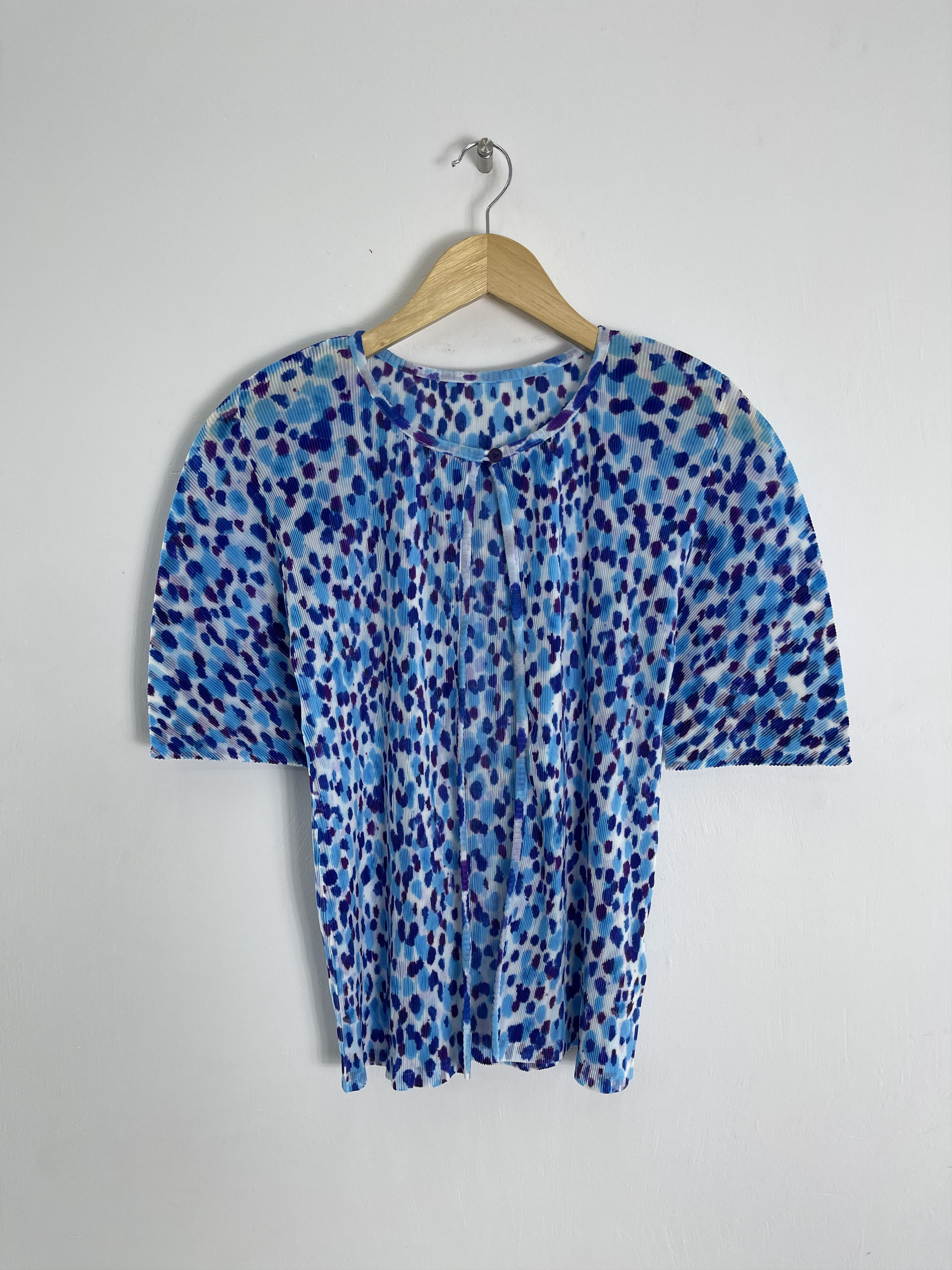image of Cardigan x Issey Miyake Pleats Please Pleats Please Issey Miyake Printed Cadigan (3) Gtmpt622, Wome
