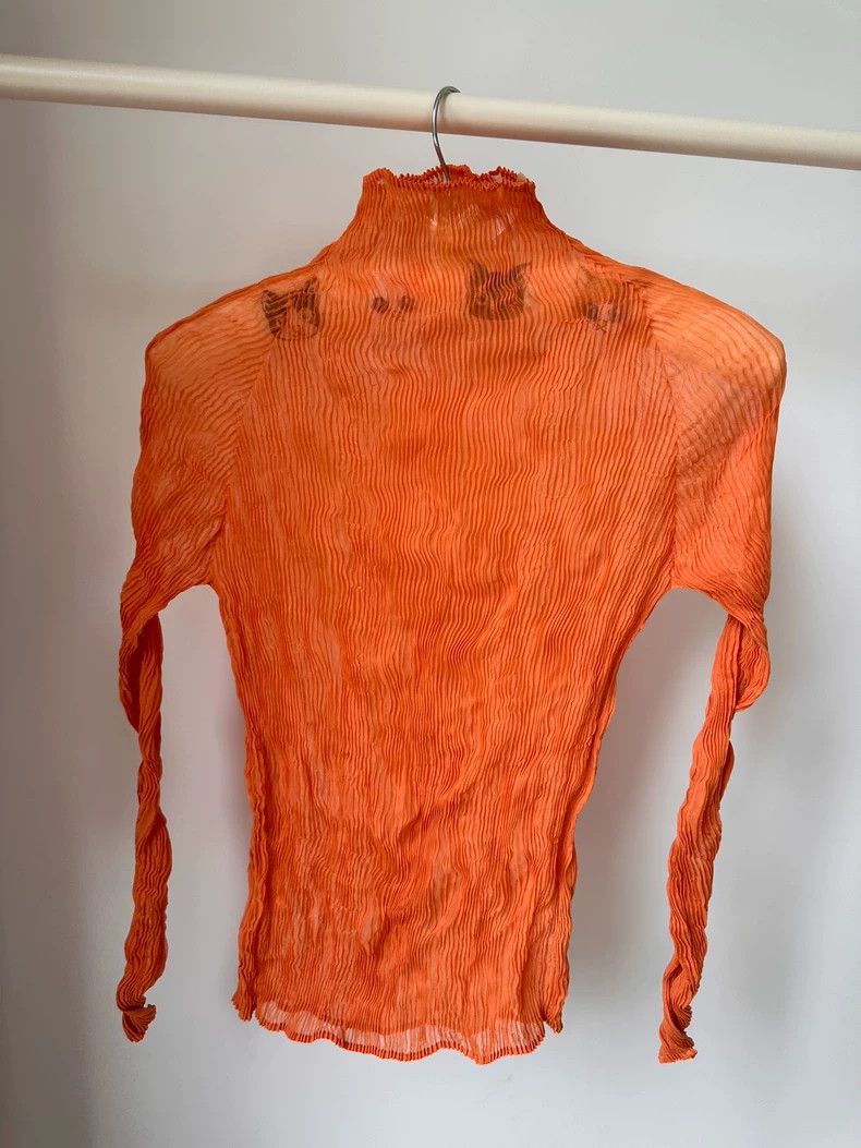 Issey Miyake Issey Miyake size:2 Orange main line willow long-sleeved s Size XS / US 0-2 / IT 36-38 - 1 Thumbnail