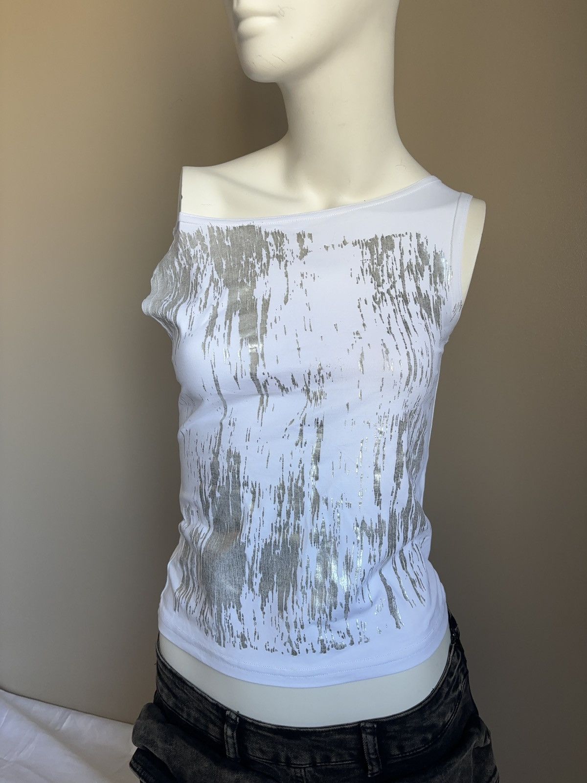 Japanese Brand × Vintage Printed glamour vintage tank top Size S / US 4 / IT 40 - 1 Thumbnail