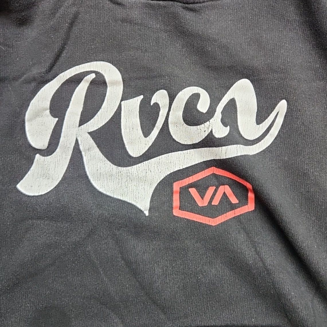 RVCA RVCA Hoodie Men 2XL Black Pullover White Red Graphic Logo Sweatshirt Size US XXL / EU 58 / 5 - 2 Thumbnail