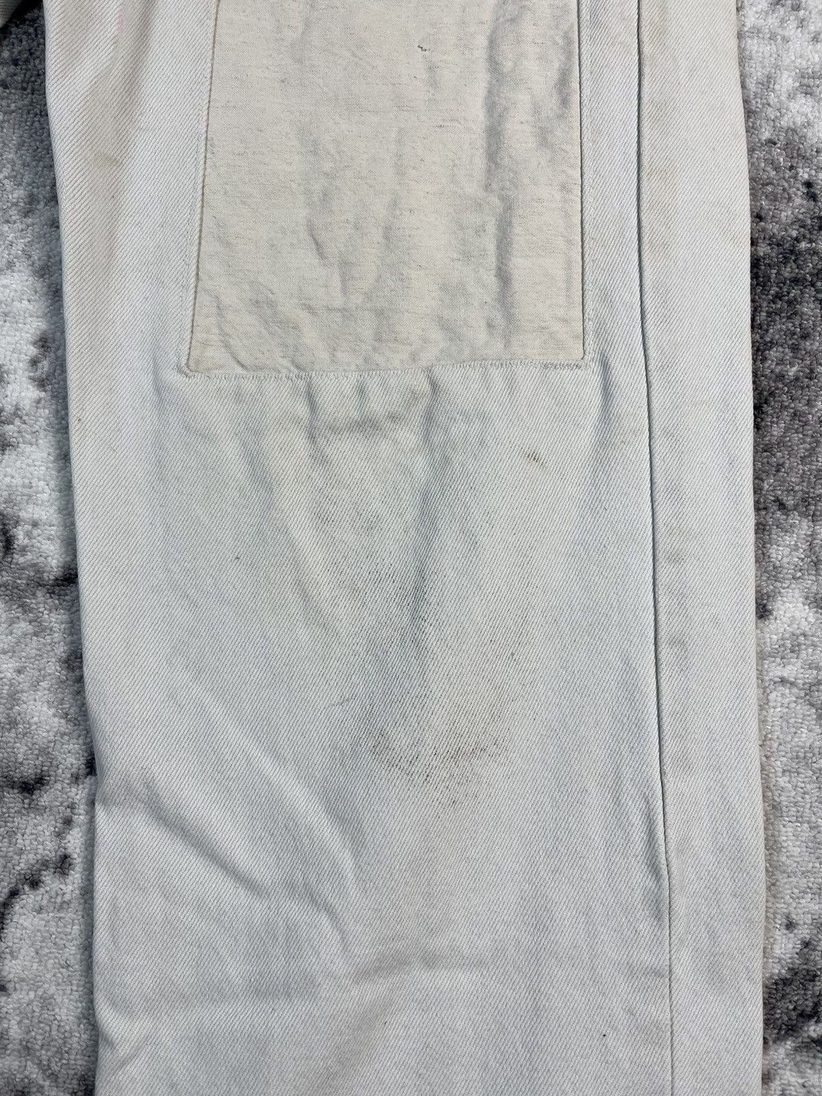 Other Kaserne Zurich Distressed White Jeans Size US 35 - 7 Thumbnail