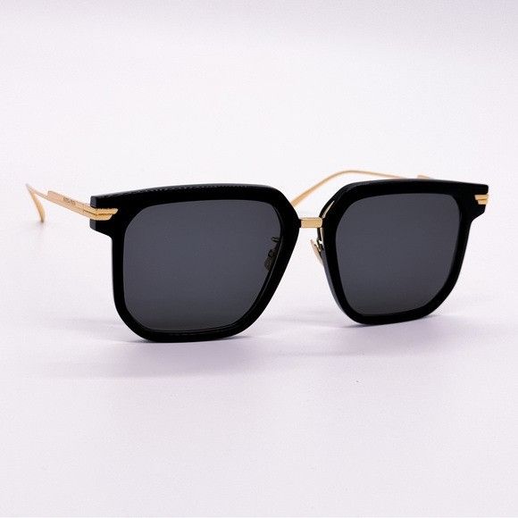 Bottega Veneta NEW BOTTEGA VENETA BV1083SA 001 WOMEN BLACK SQUARE SUNGLASSE Size ONE SIZE - 5 Thumbnail