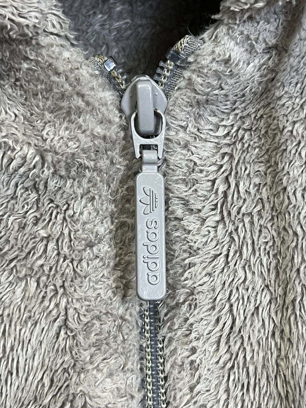 Adidas ADIDAS FLEECE BIG LOGO ZIPPER HOODIES Size US M / EU 48-50 / 2 - 11 Thumbnail