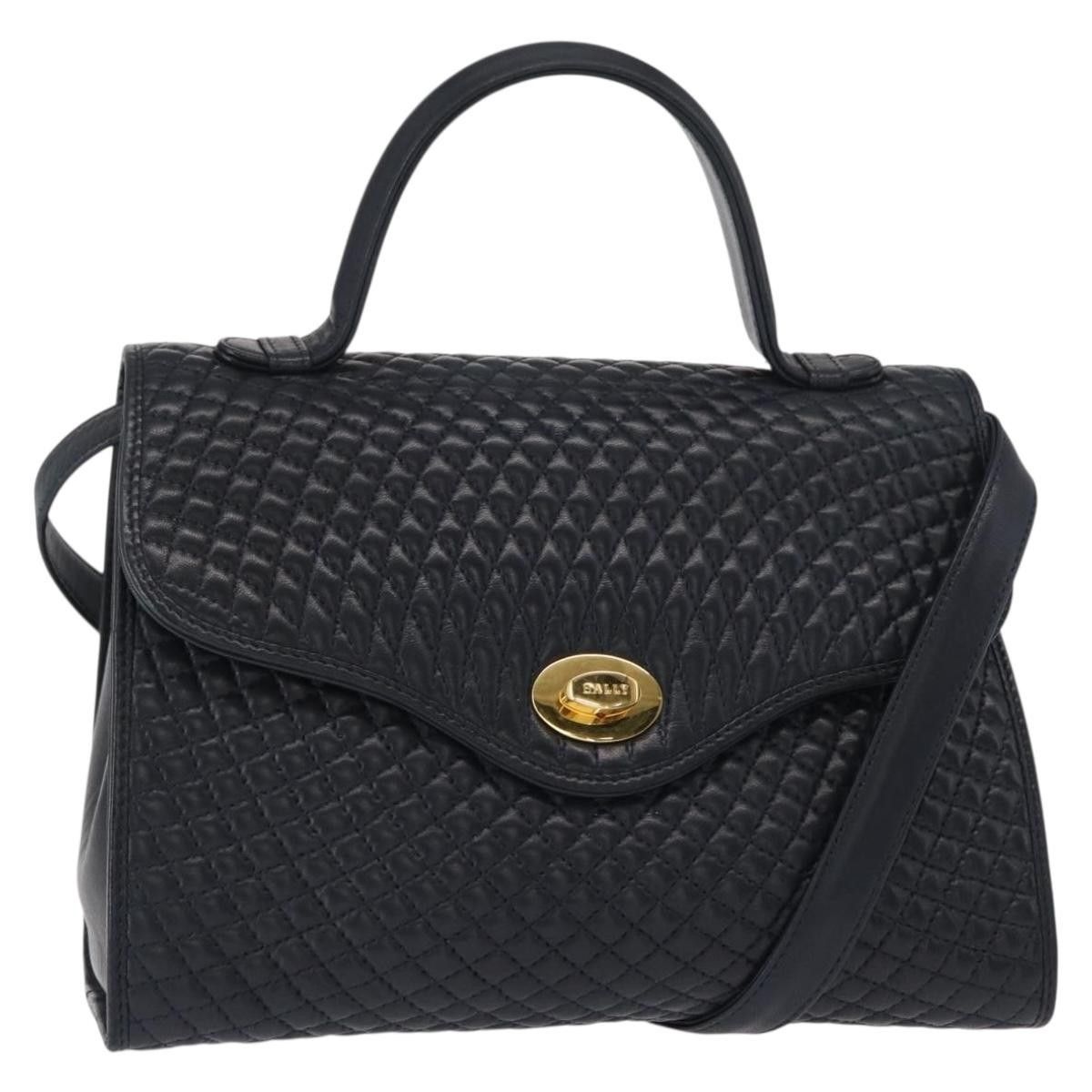 Bally Bally Vintage Handbag Quilted Leather Size ONE SIZE - 1 Thumbnail