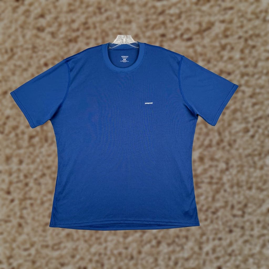 Patagonia Patagonia Shirt Adult XL Blue Capilene Short Sleeve Crew Neck Polyester Shirt Mens XL Blue Capilene Short Sleeve Crew Neck Polyester Size US XL / EU 56 / 4 - 1 Thumbnail