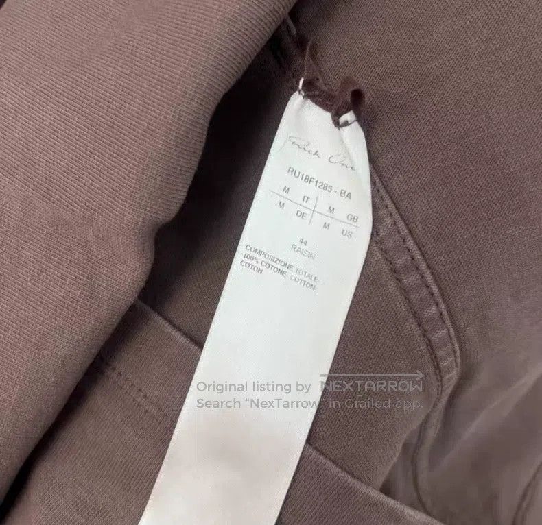 Rick Owens RICK OWENS Long drawstring hoodie Size US M / EU 48-50 / 2 - 8 Thumbnail