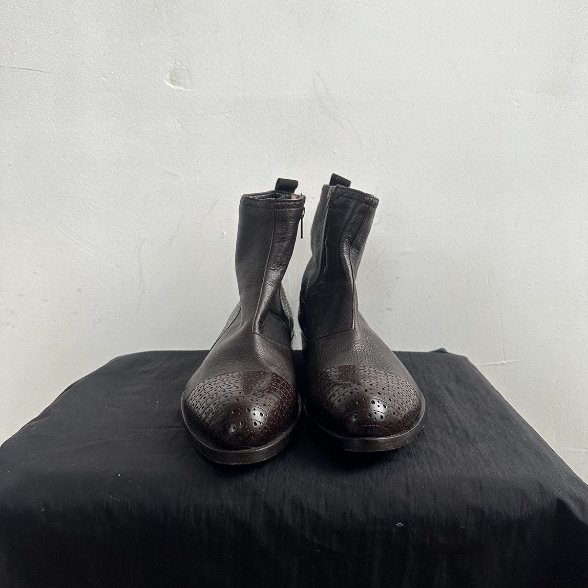 John Galliano 🌱 John Galliano Boots Black Shoes Vintage Size US 8 / EU 41 - 3 Thumbnail