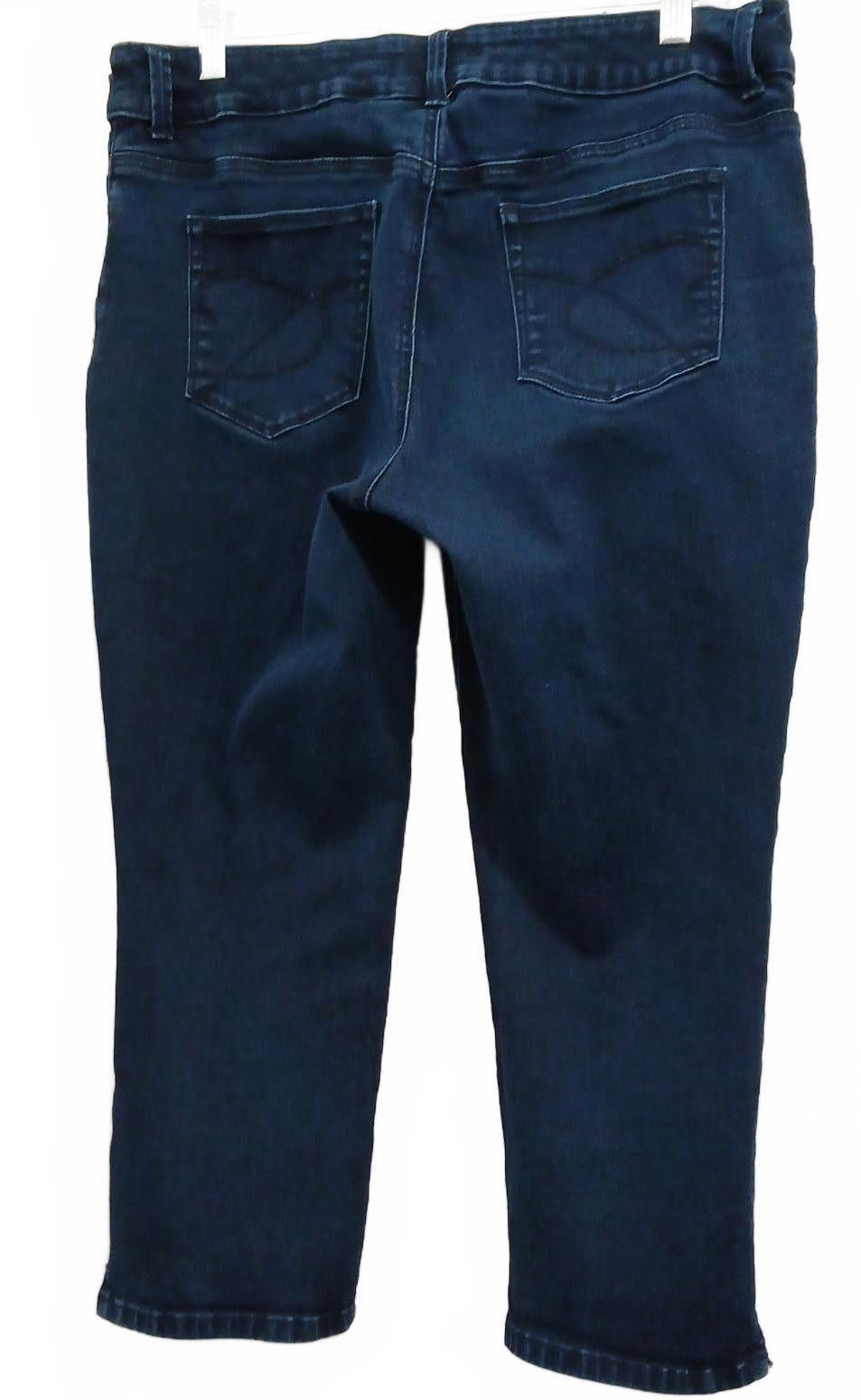 Chicos Chico's So Slimming Women's Jeans - Size 1.5 - Dark Wash Size 32" / US 10 / IT 46 - 5 Thumbnail