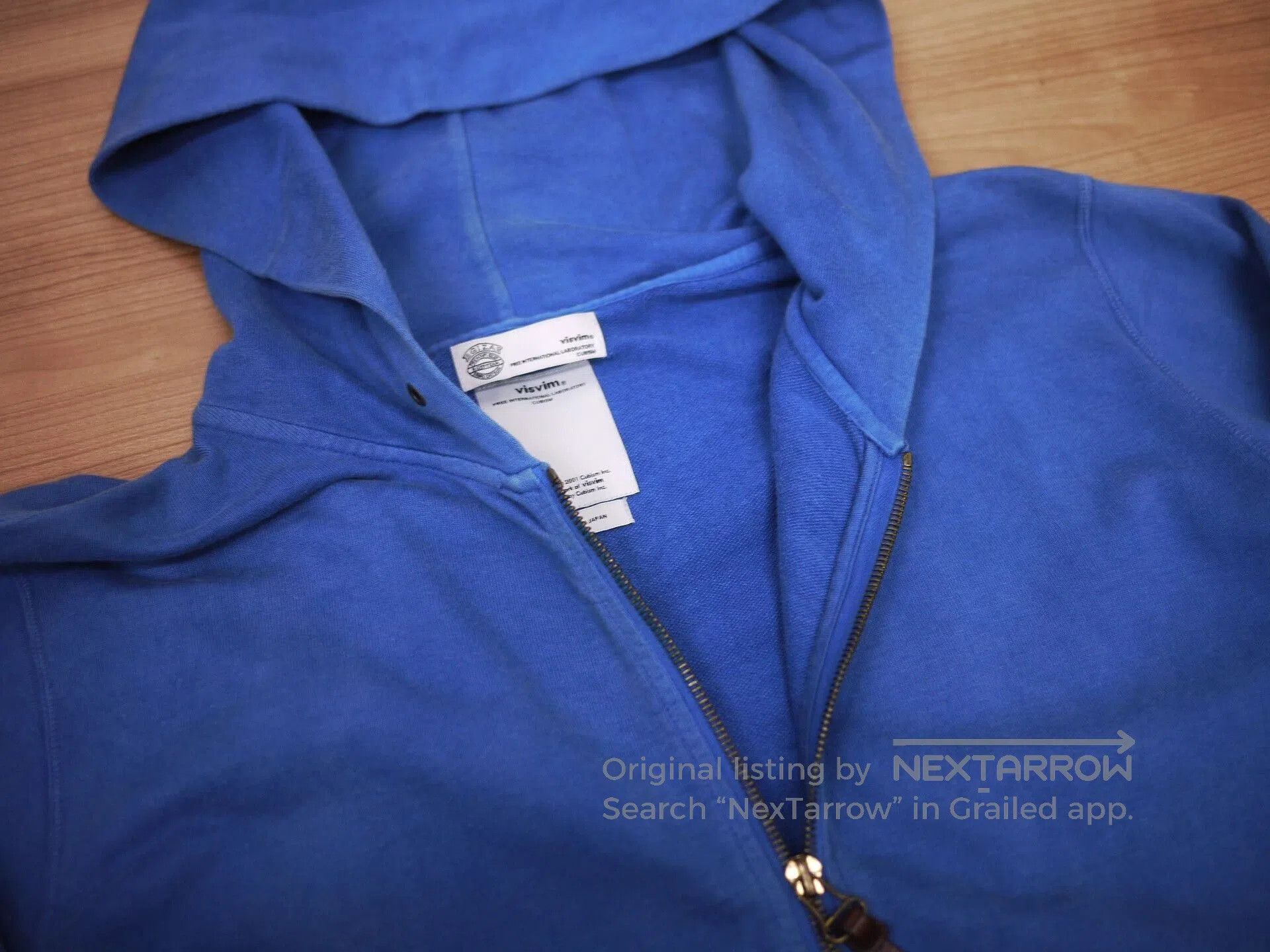 Visvim indigo zip-up hoodie by visvim. Size US L / EU 52-54 / 3 - 5 Thumbnail