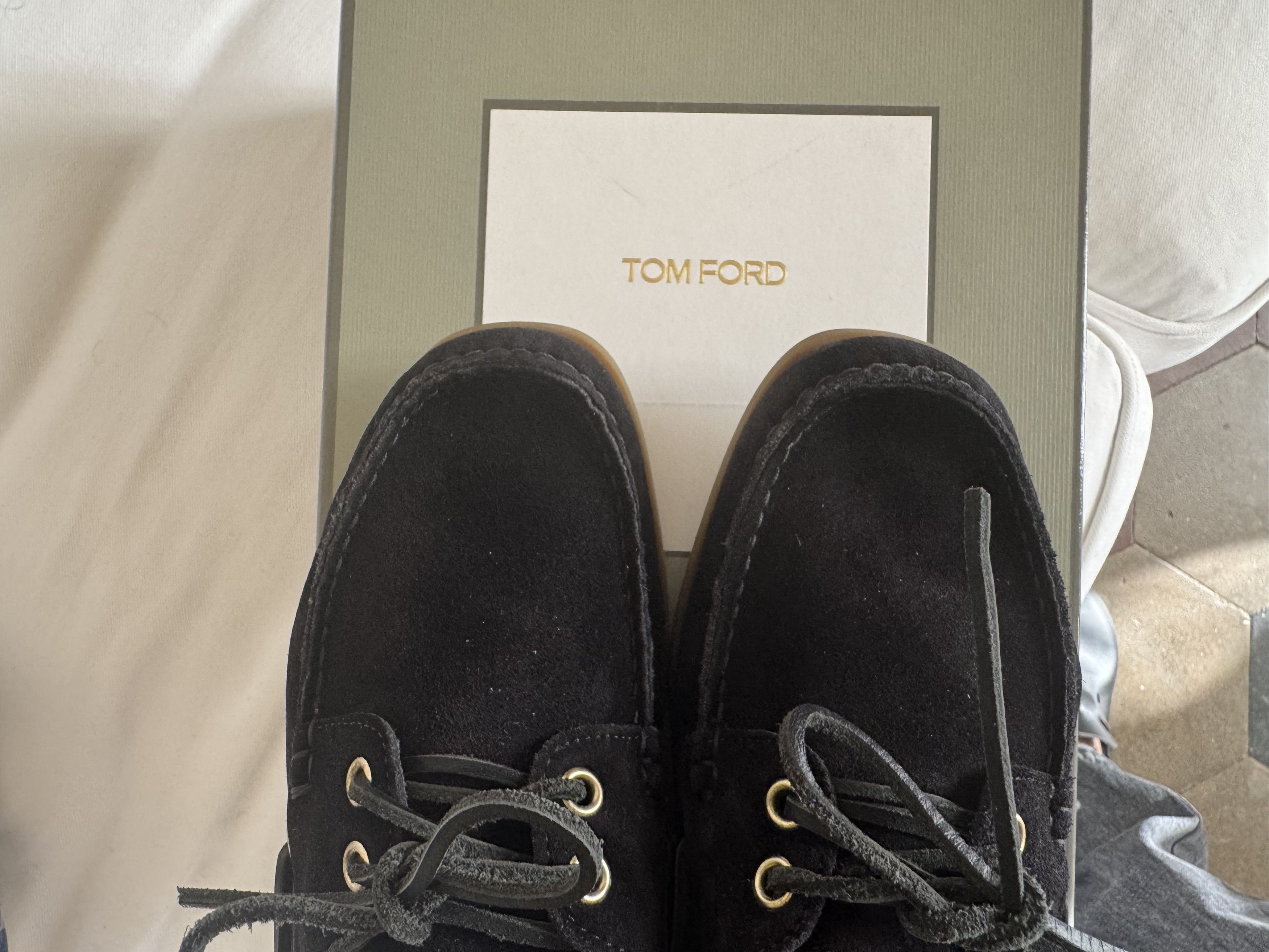 Tom Ford Robin Suede Boat Shoes Size US 8 / EU 41 - 6 Thumbnail